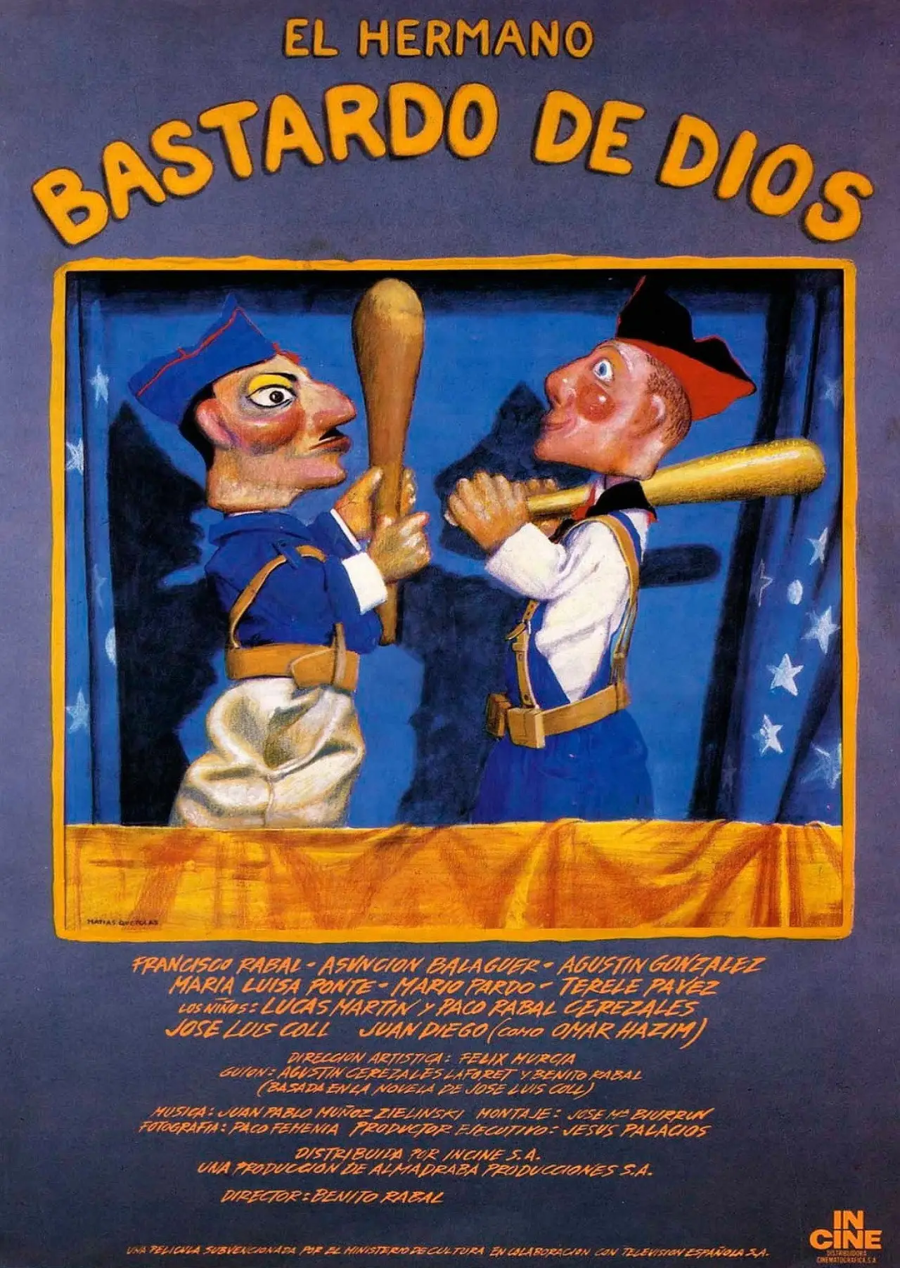 Movie poster "El hermano bastardo de Dios"