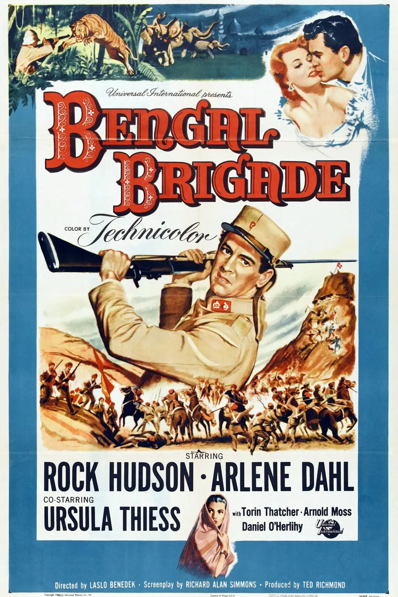 Movie poster "Bengal Brigade"