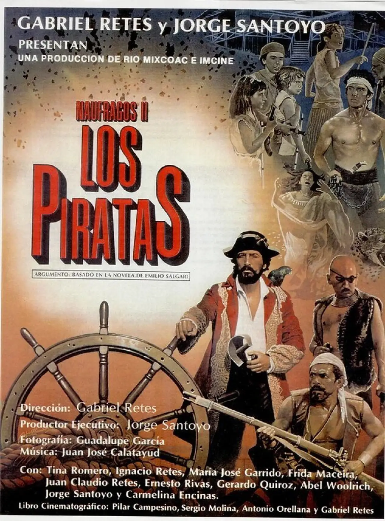 Movie poster "Los Naúfragos II:  Los Piratas"