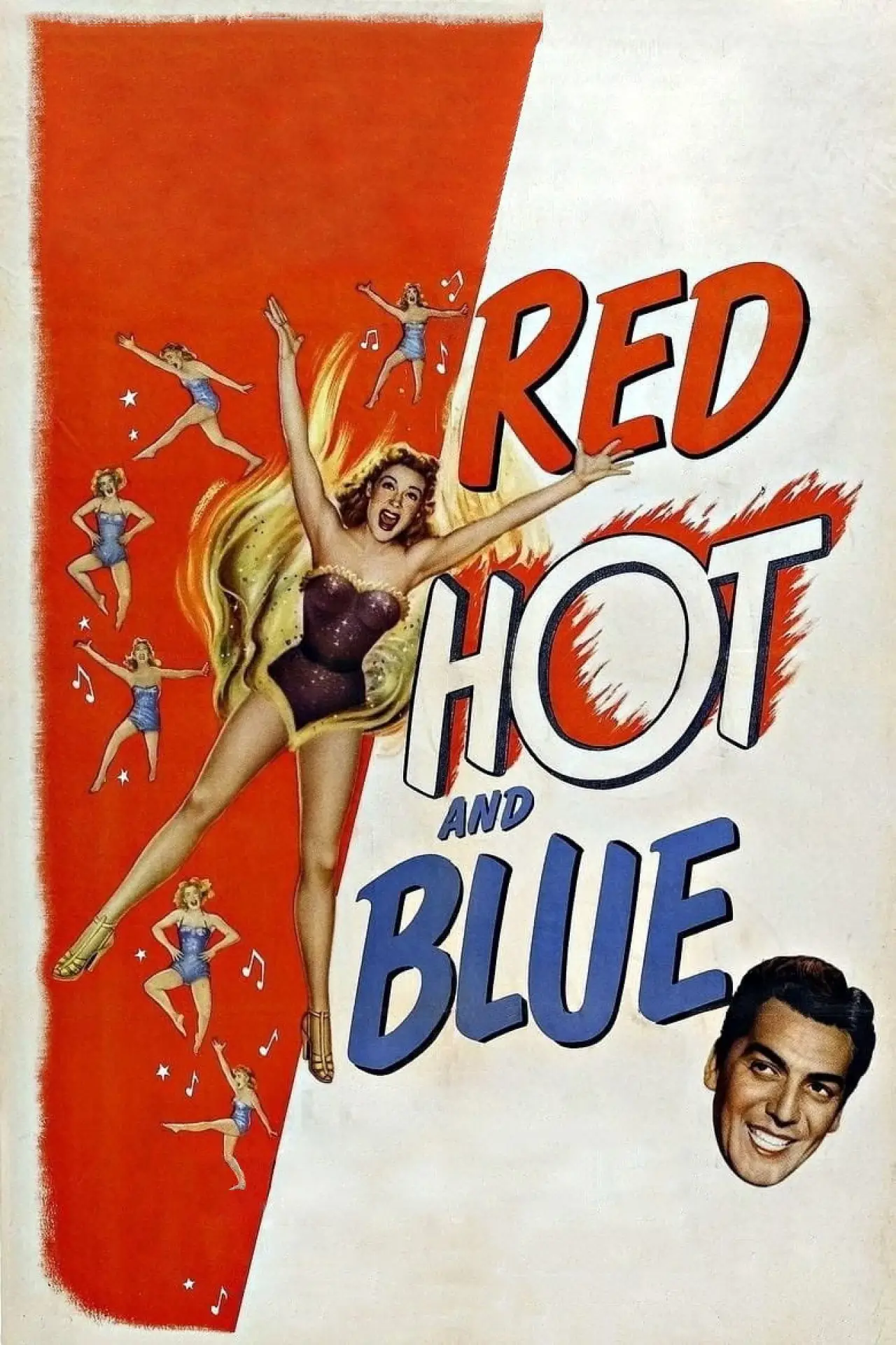 Movie poster "Red, Hot and Blue"
