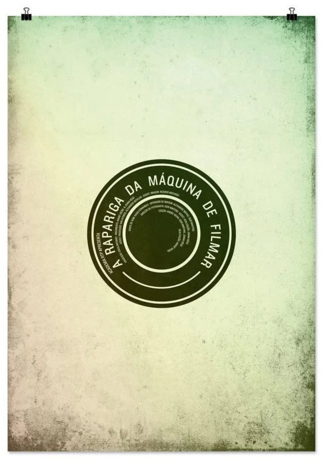 Movie poster "A Rapariga da Máquina de Filmar"
