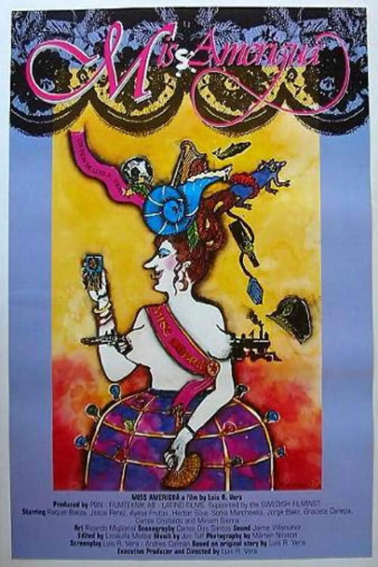 Movie poster "Miss Ameriguá"