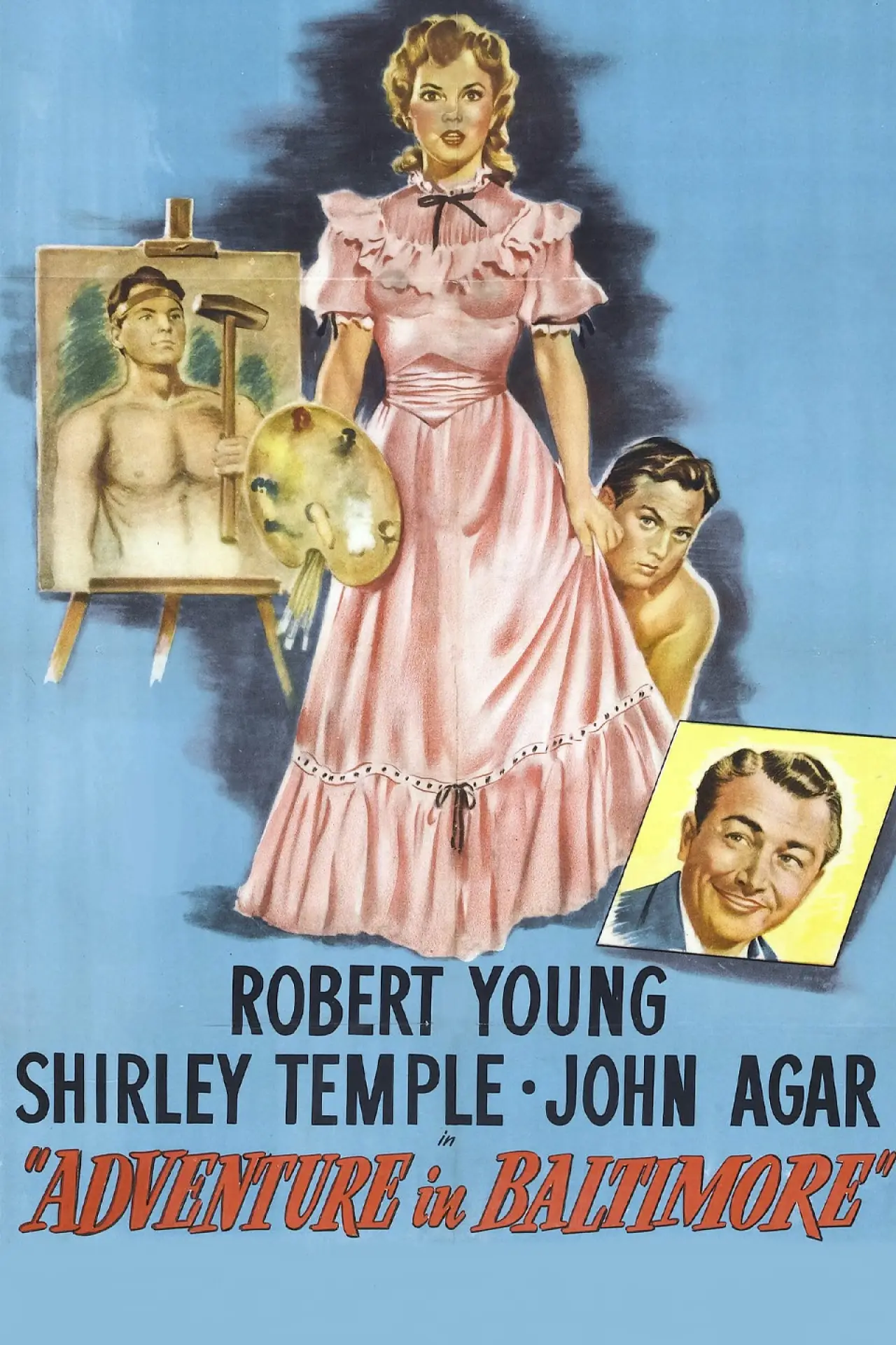 Movie poster "Adventure in Baltimore"