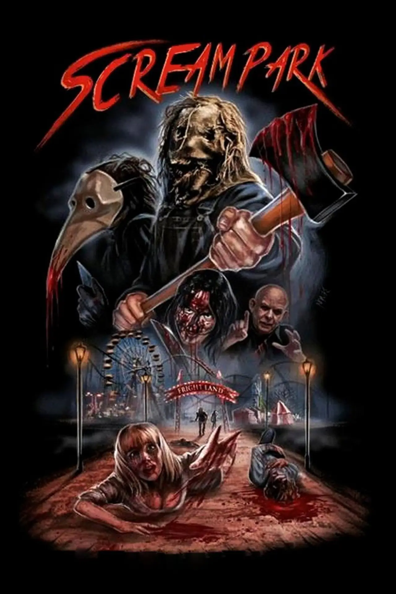 Movie poster "Scream Park"
