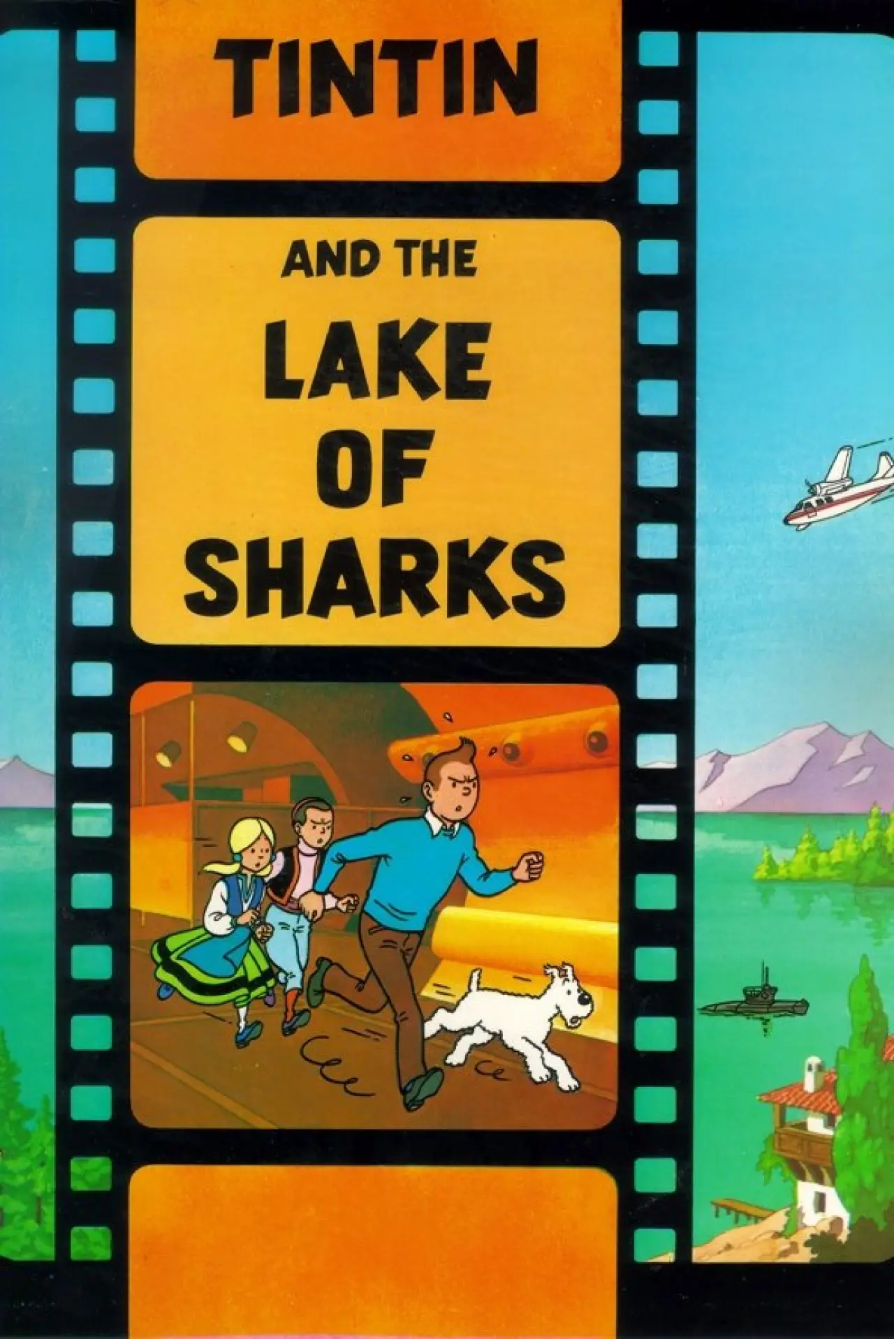 Movie poster "Tintin and the Lake of Sharks"