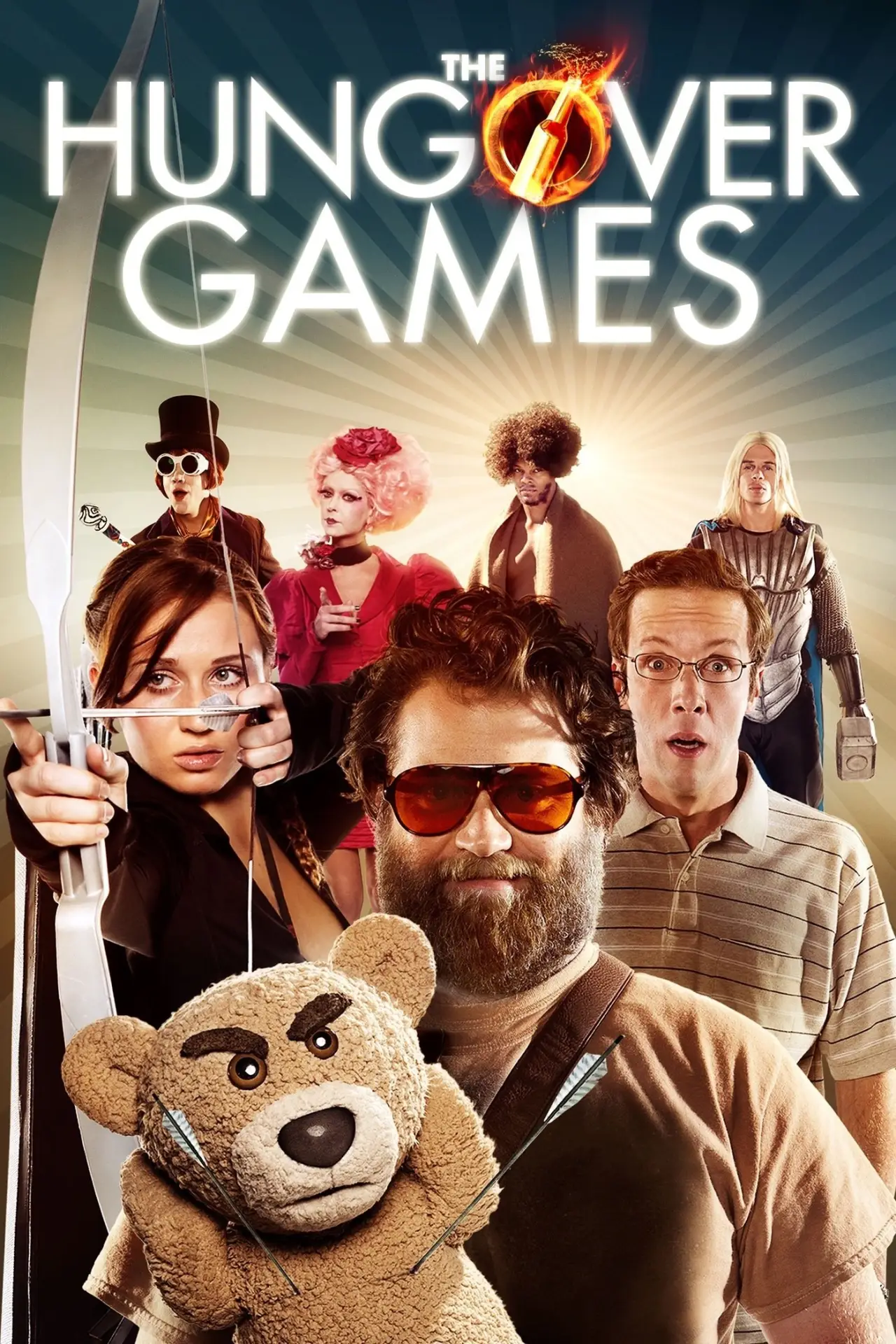 Movie poster "The Hungover Games"