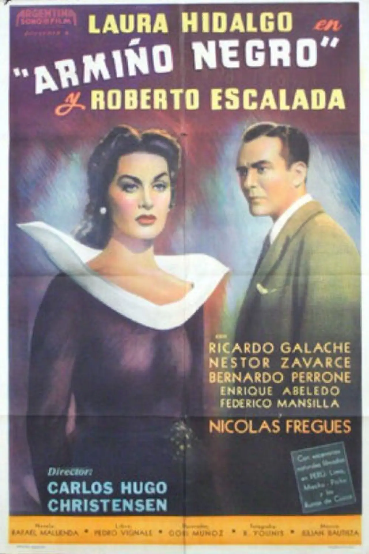 Movie poster "Black Ermine"