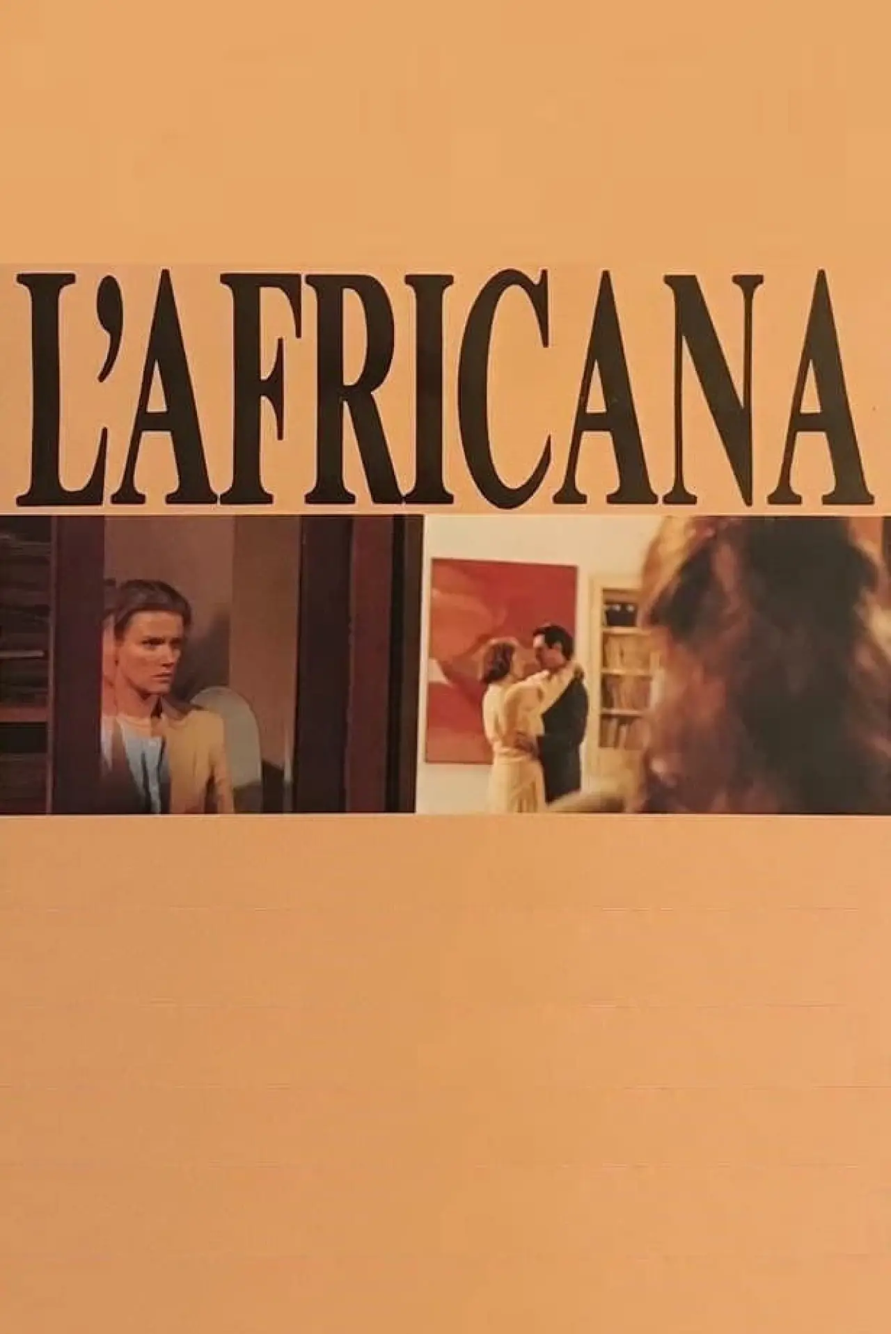 Movie poster "The African Woman"