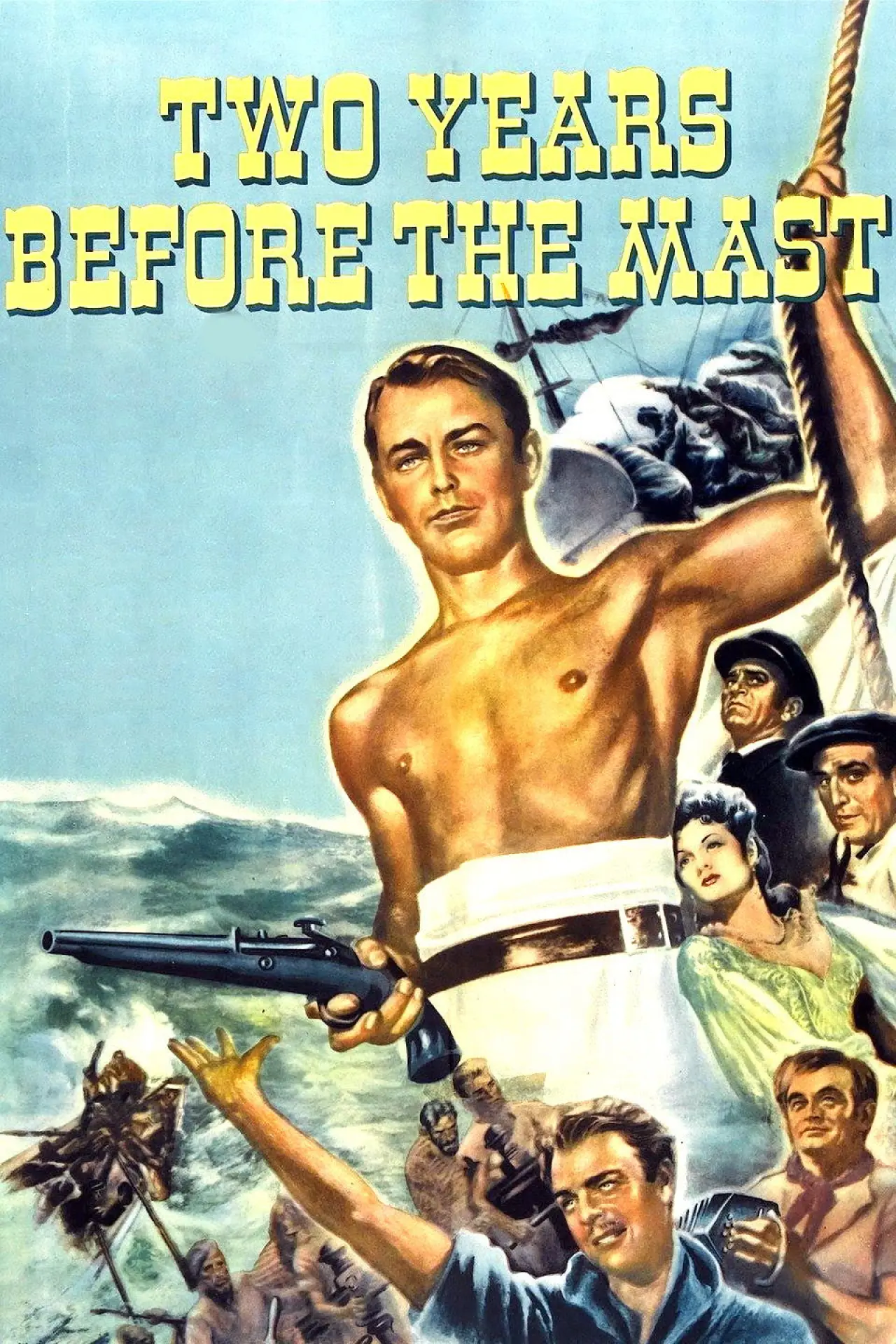 Movie poster "Two Years Before the Mast"