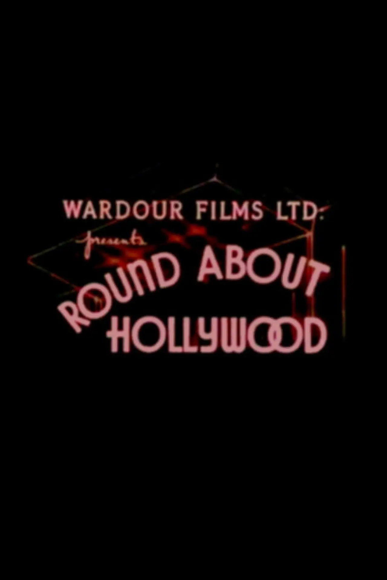Movie poster "Round About Hollywood"