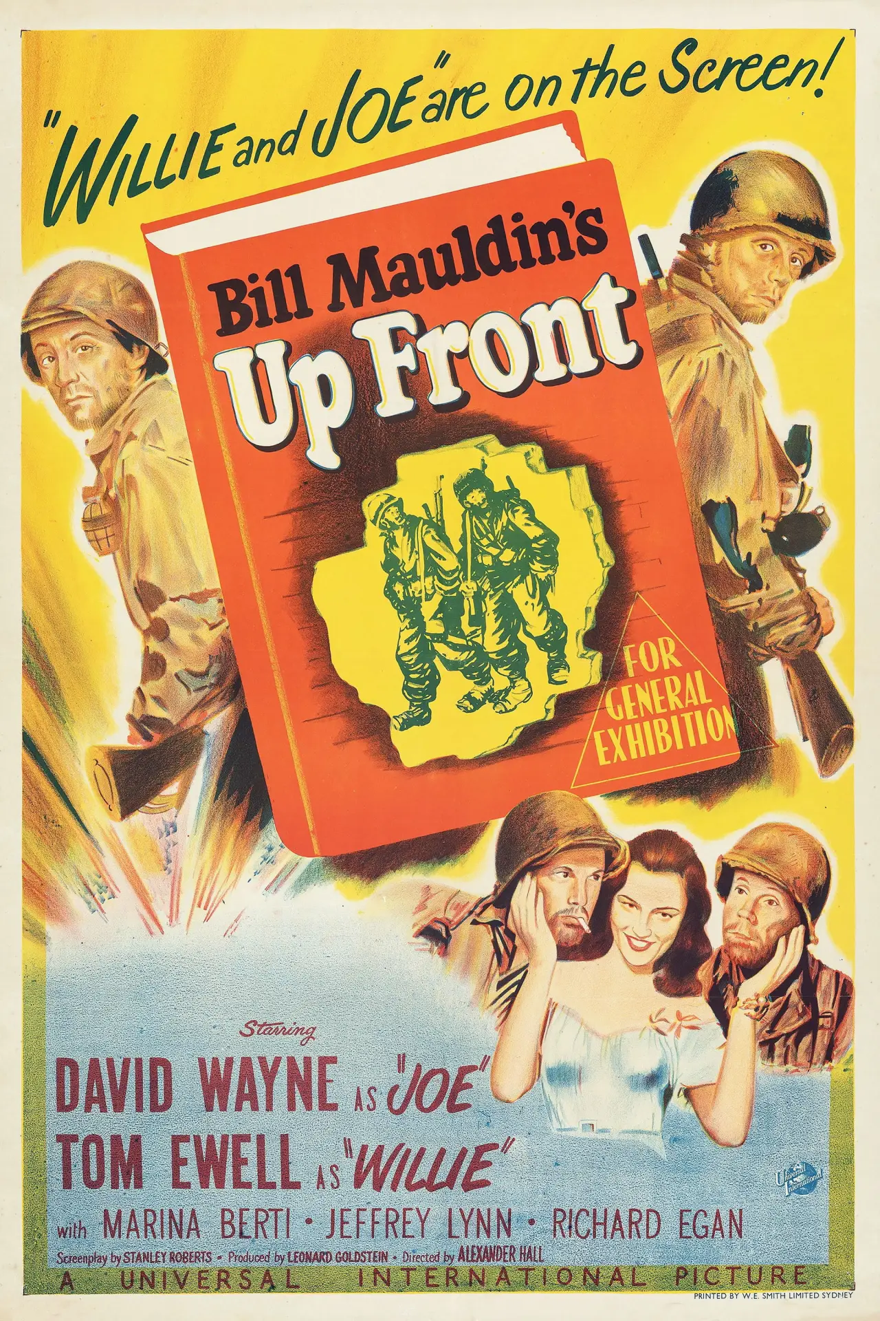 Movie poster "Up Front"