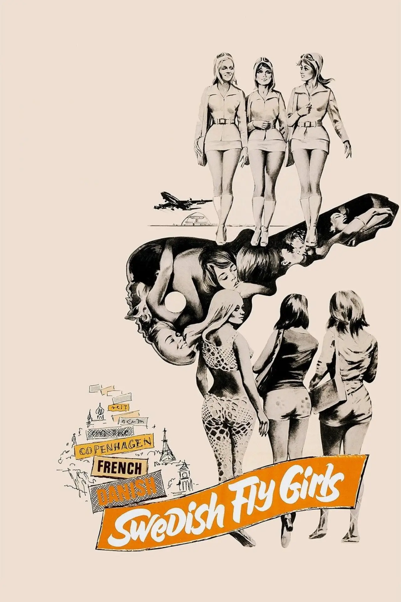 Movie poster "Swedish Fly Girls"