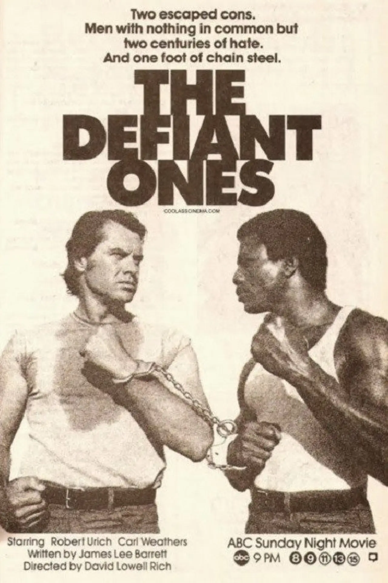 Movie poster "The Defiant Ones"
