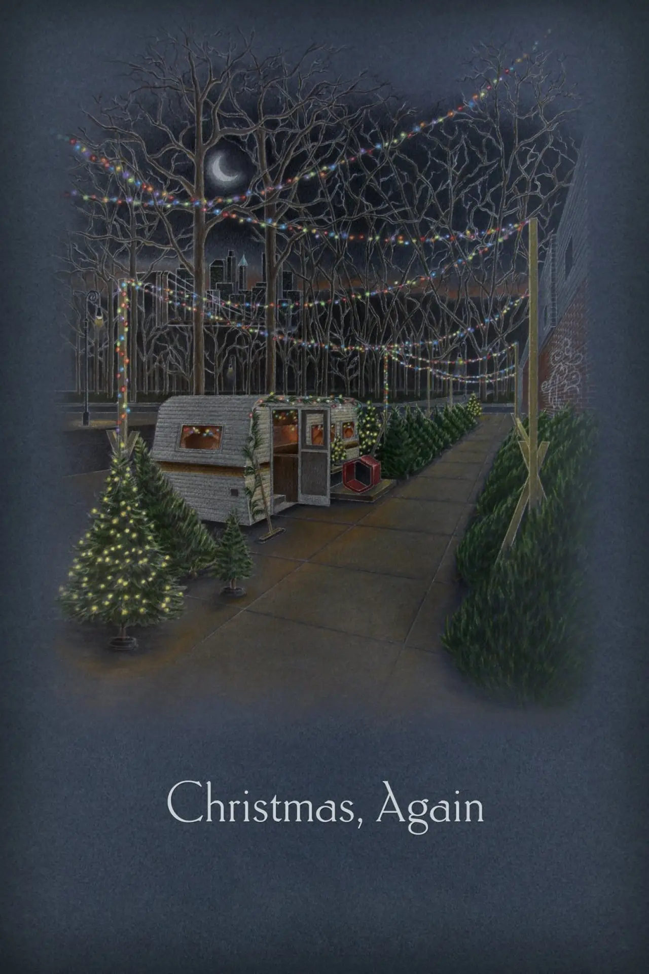Movie poster "Christmas, Again"