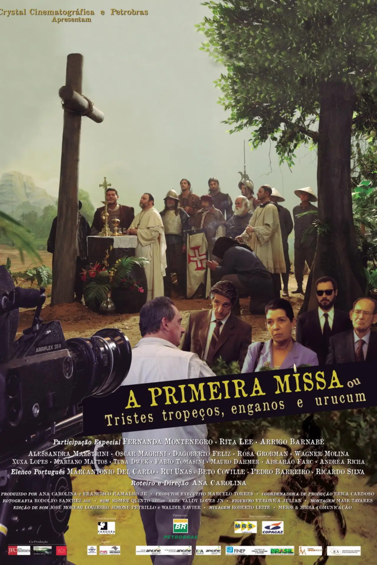 Movie poster "A Primeira Missa ou Tristes Tropeços, Enganos e Urucum"