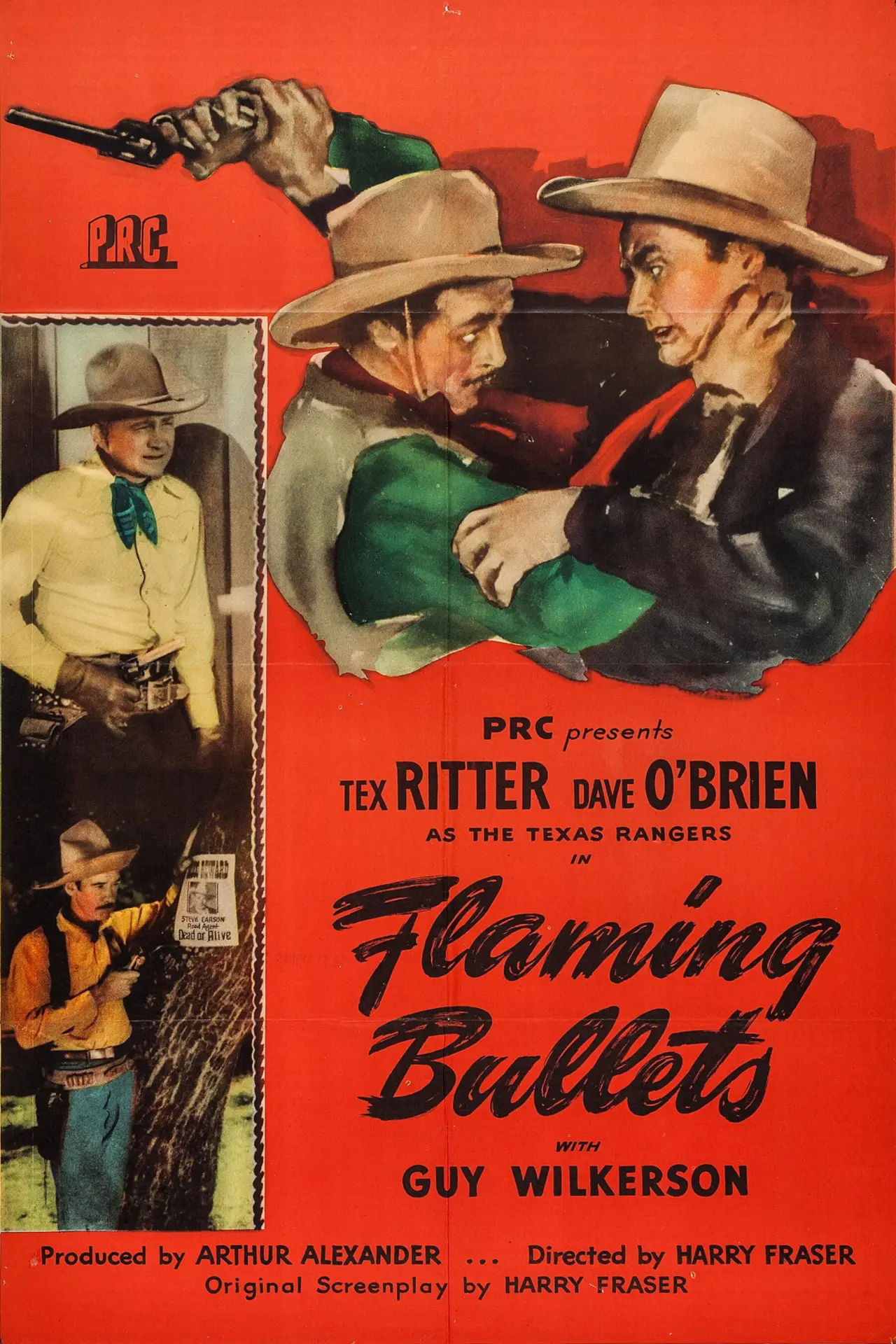 Movie poster "Flaming Bullets"