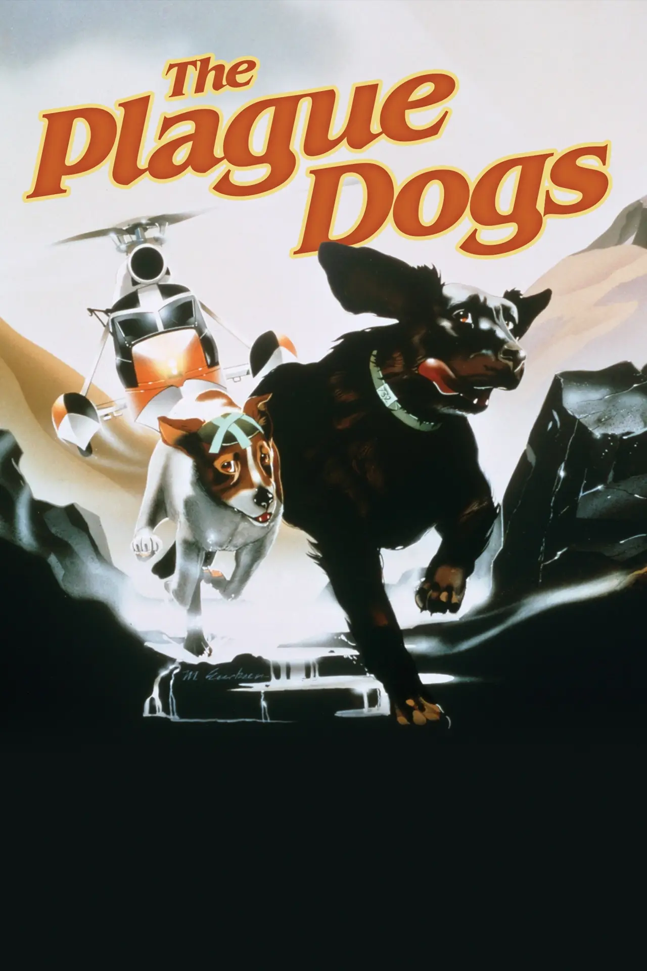 Movie poster "The Plague Dogs"