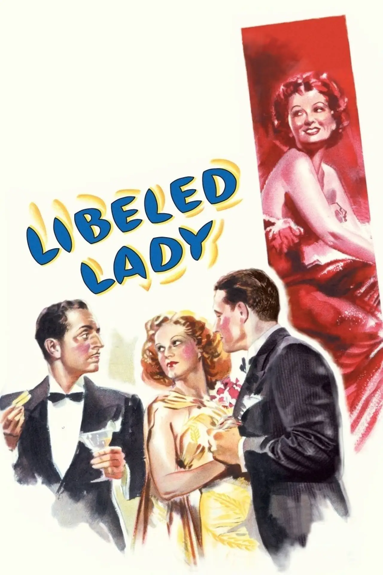 Movie poster "Libeled Lady"