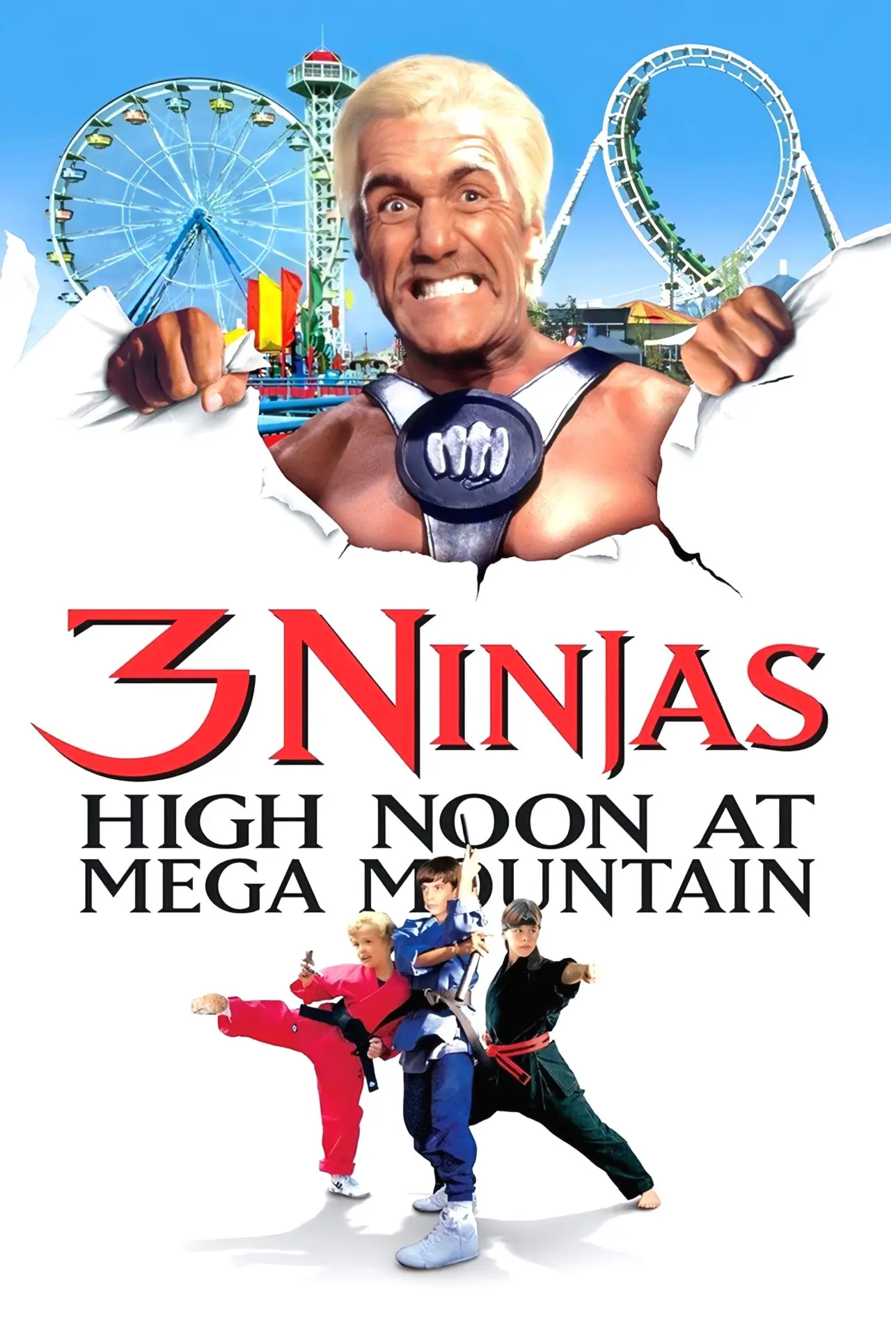 Movie poster "3 Ninjas: High Noon at Mega Mountain"