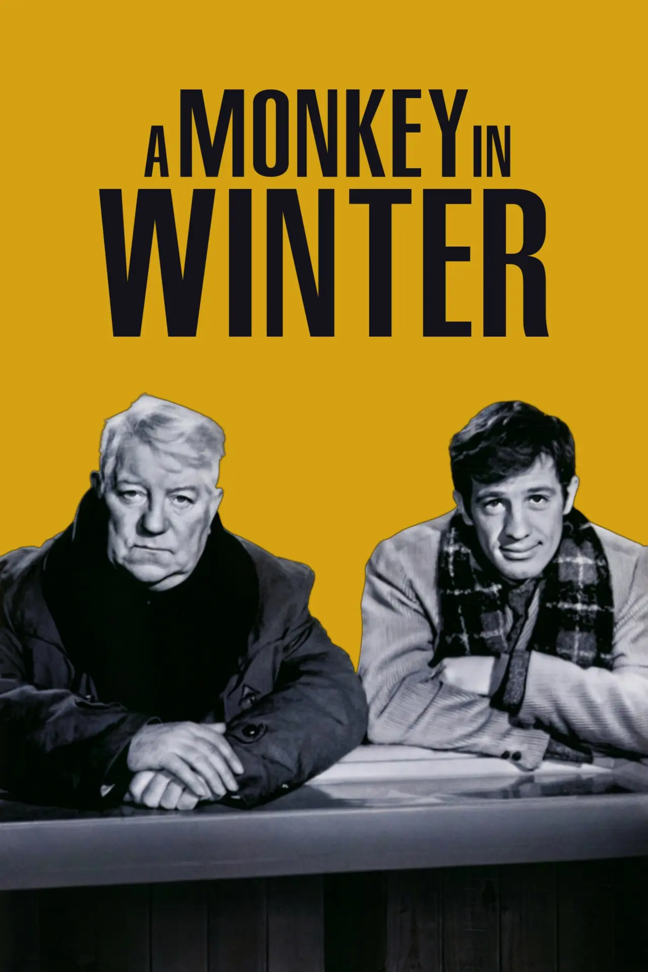 Movie poster "A Monkey in Winter"