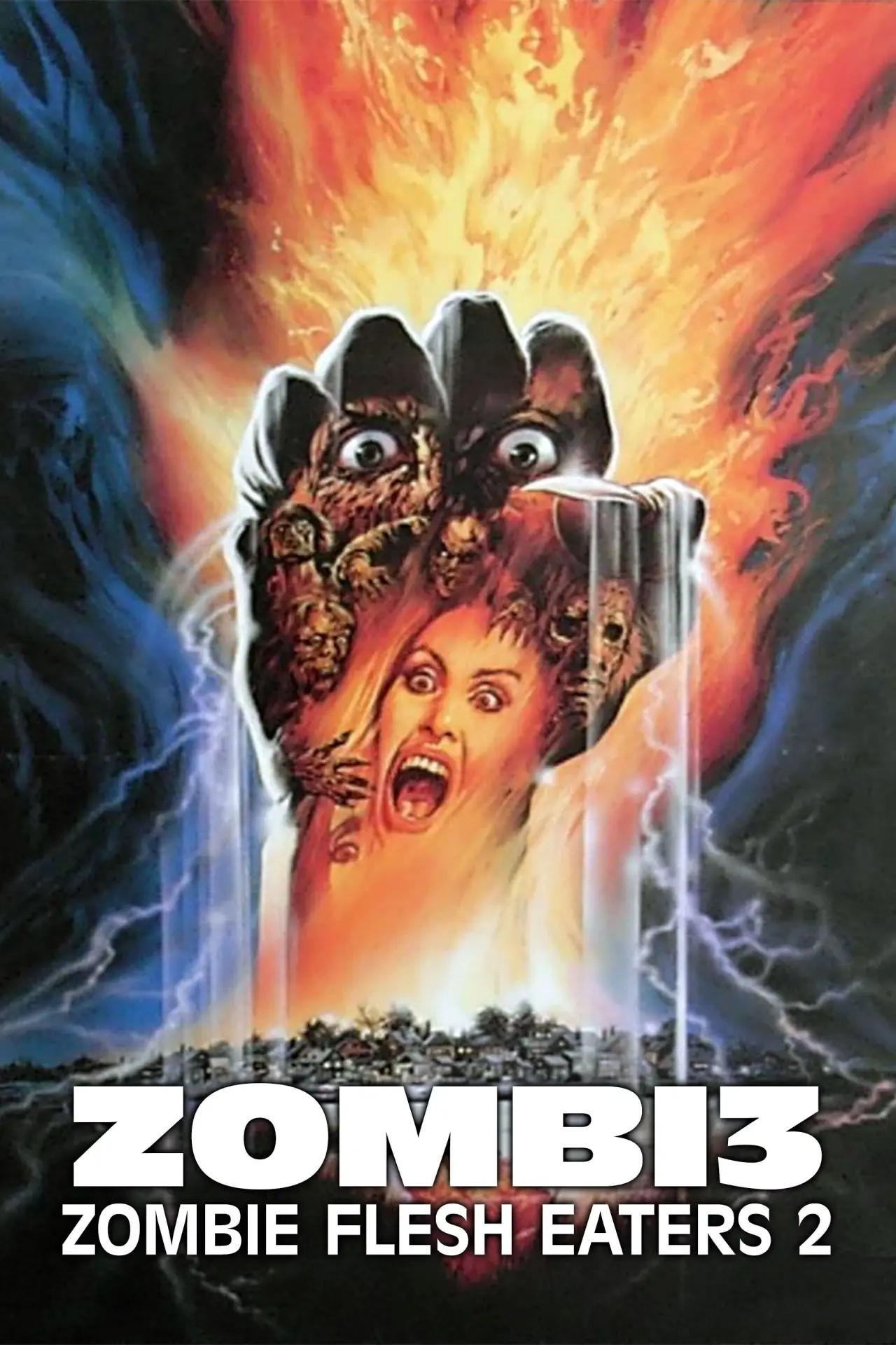 Movie poster "Zombie Flesh Eaters 2"