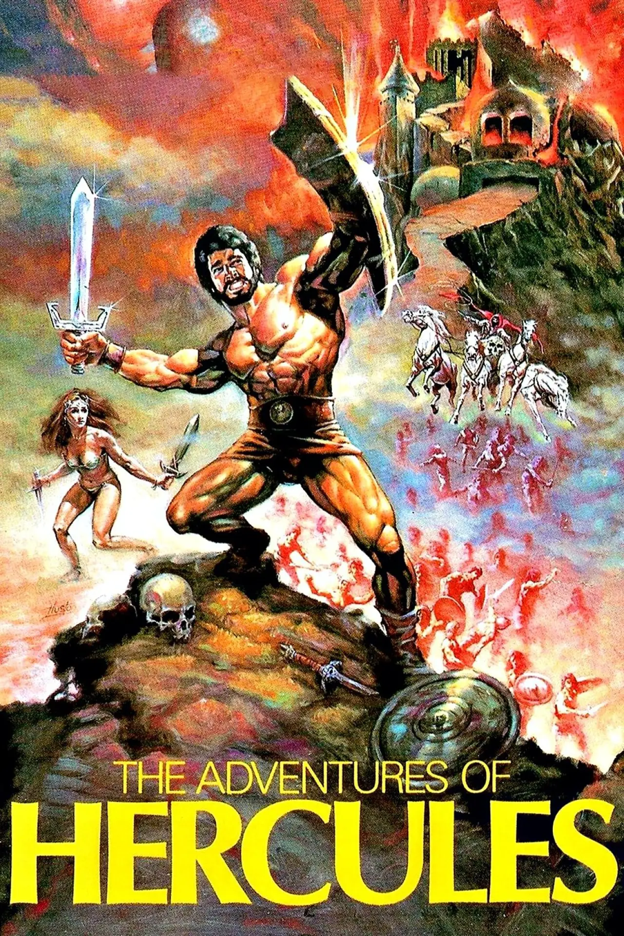 Movie poster "The Adventures of Hercules"