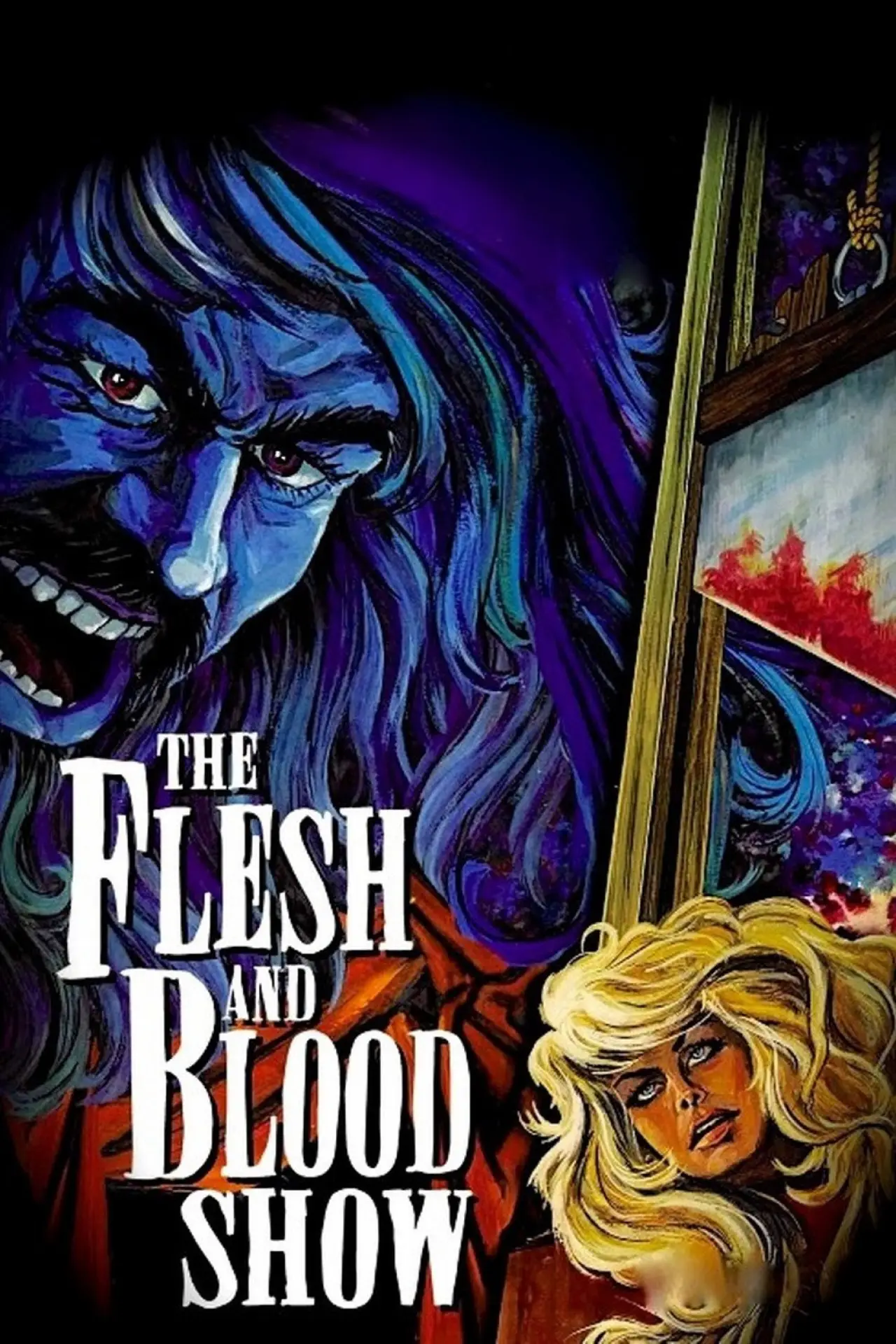 Movie poster "The Flesh and Blood Show"