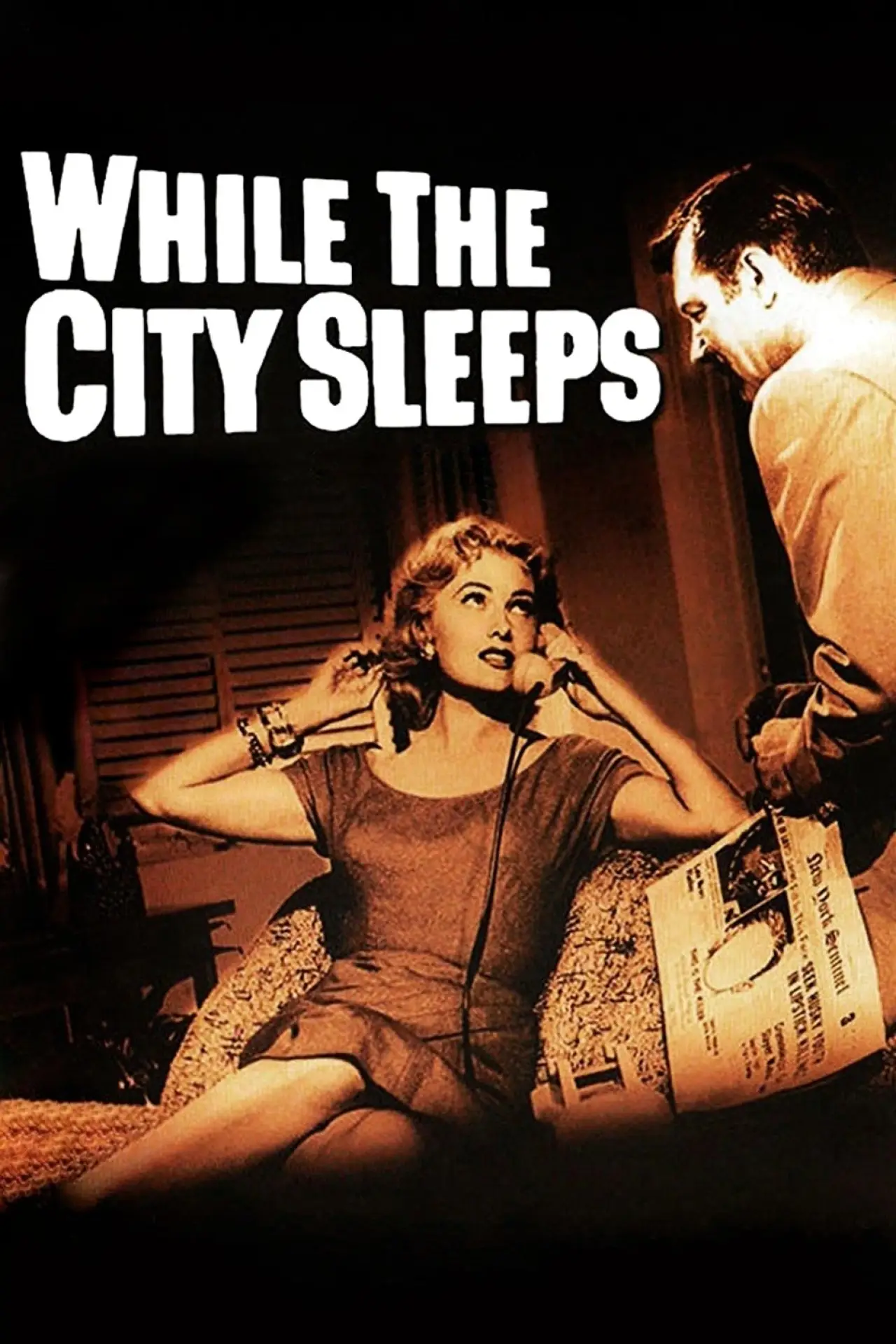 Movie poster "While the City Sleeps"