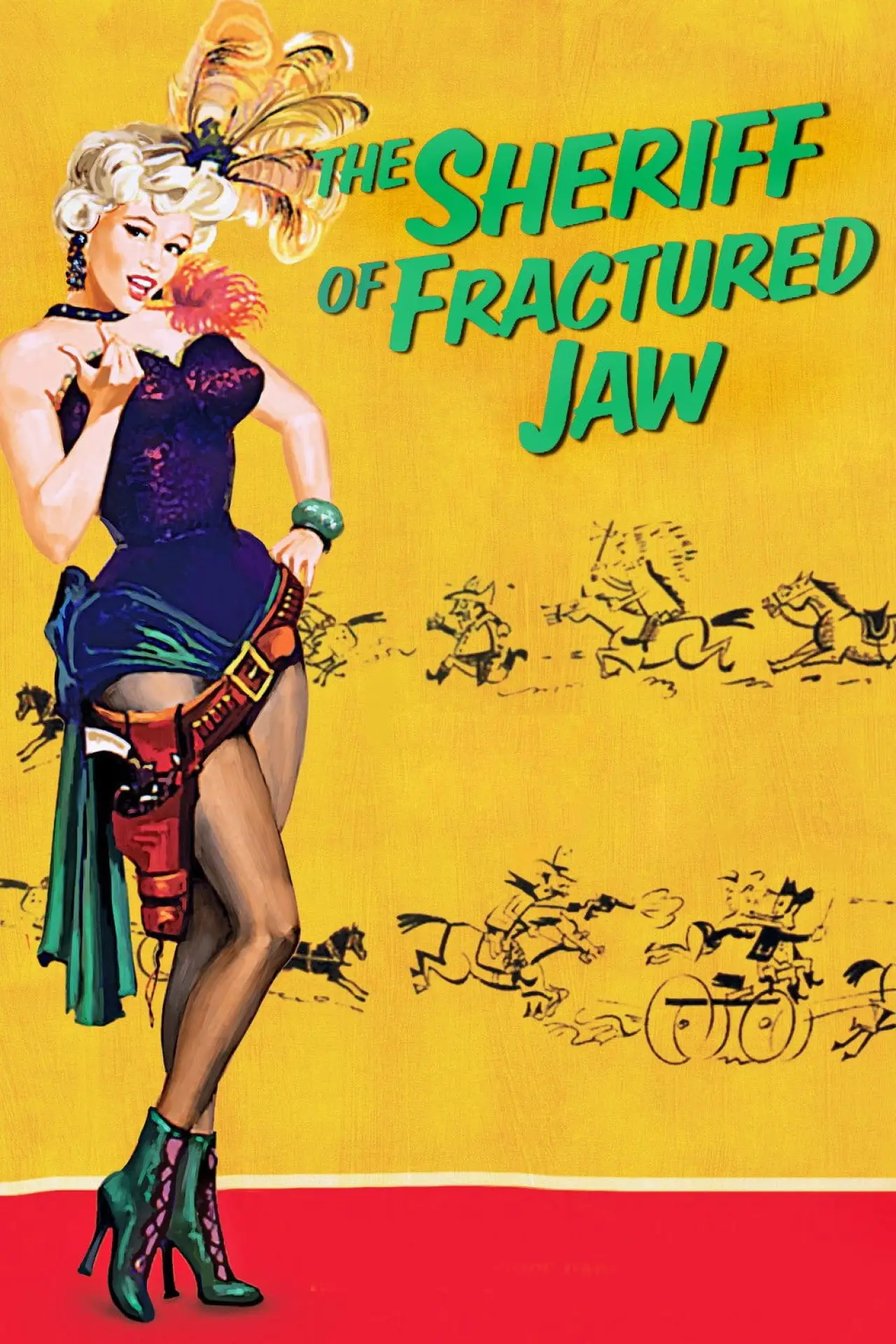 Movie poster "The Sheriff of Fractured Jaw"