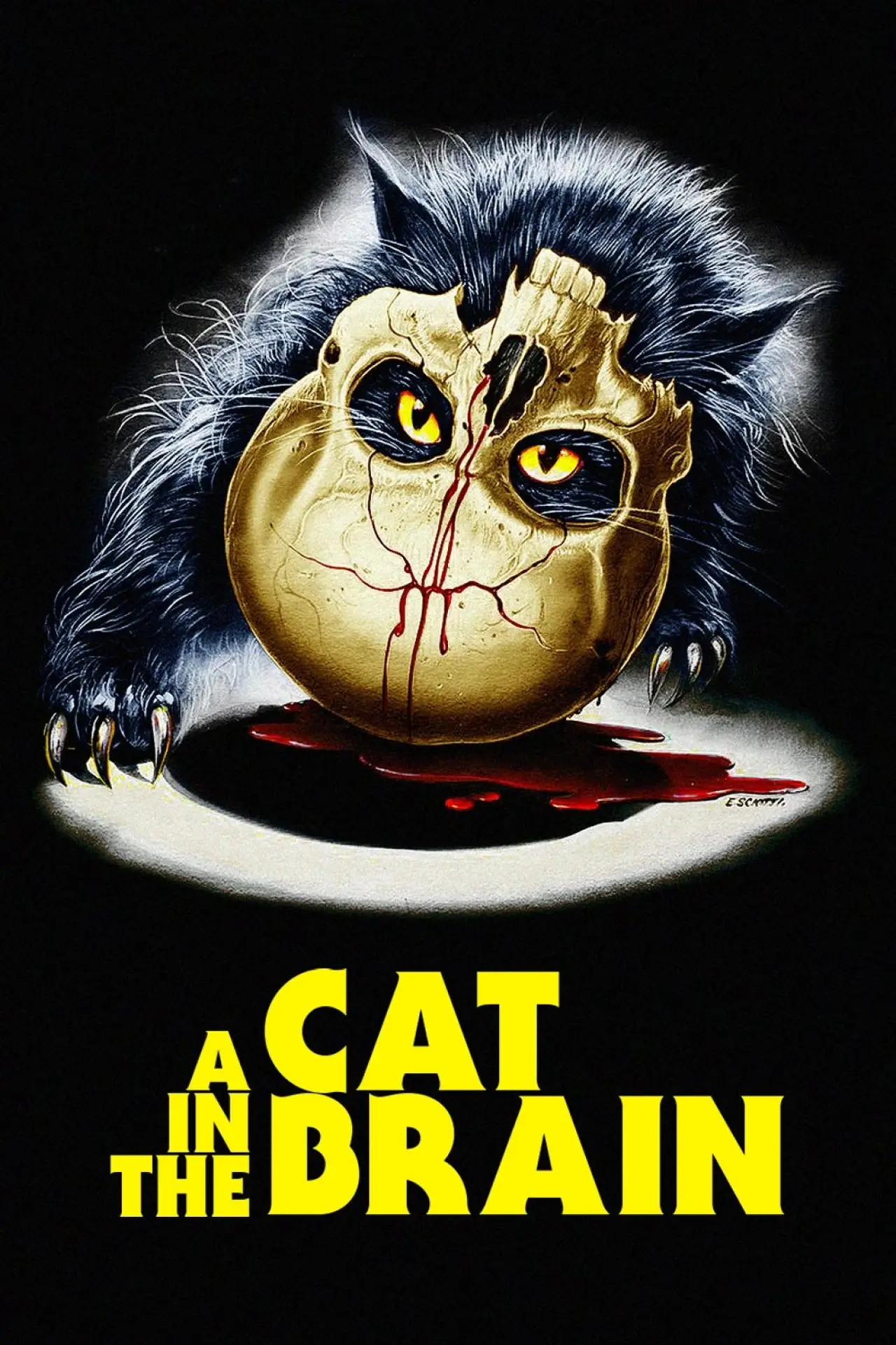 Movie poster "A Cat in the Brain"