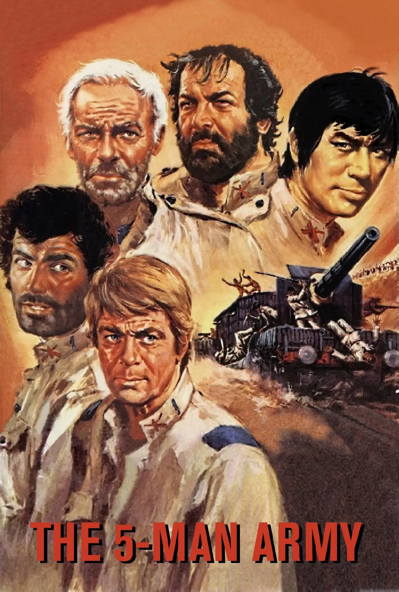 Movie poster "The 5-Man Army"