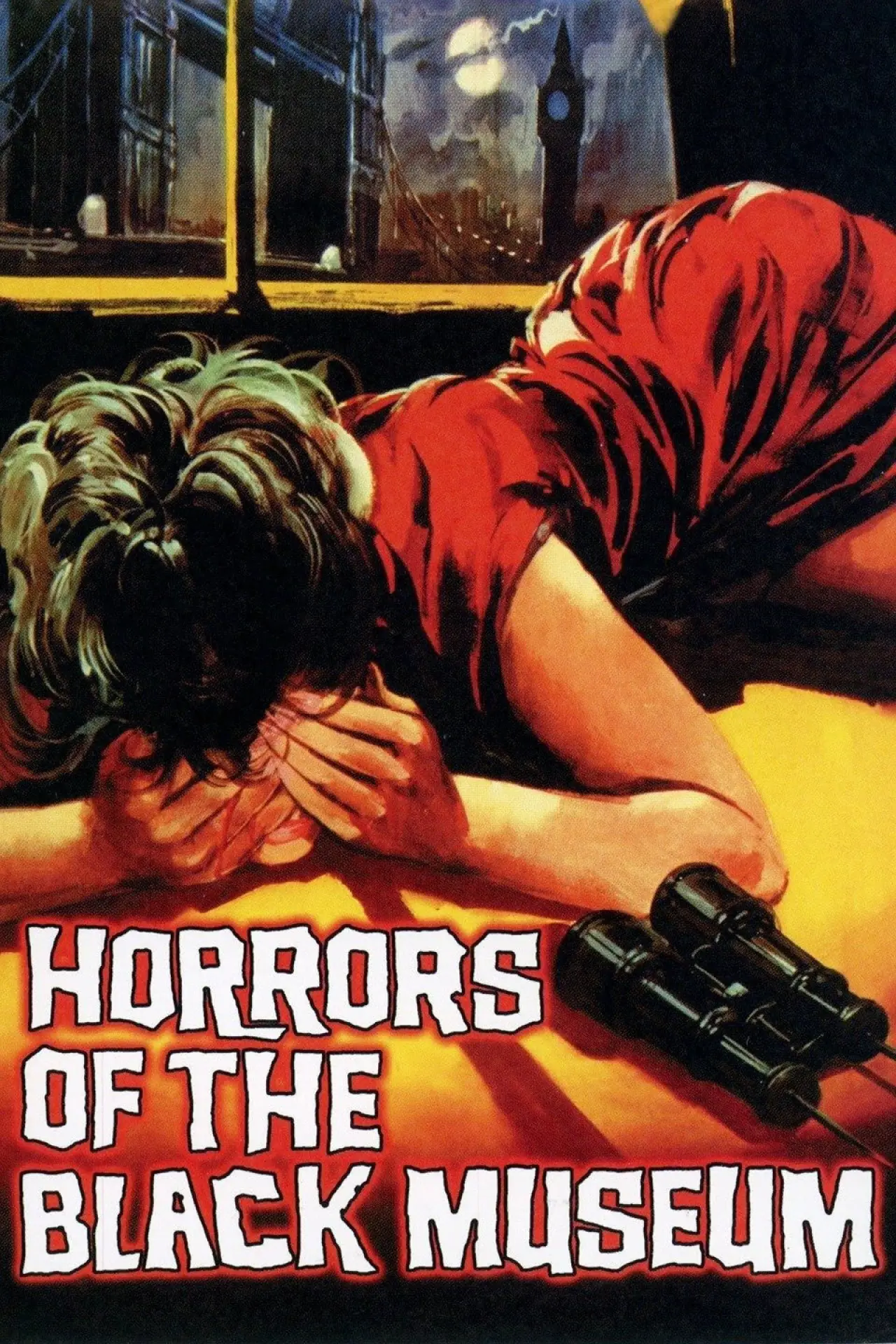 Movie poster "Horrors of the Black Museum"