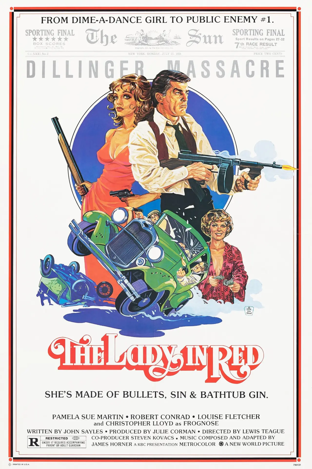 Movie poster "The Lady in Red"