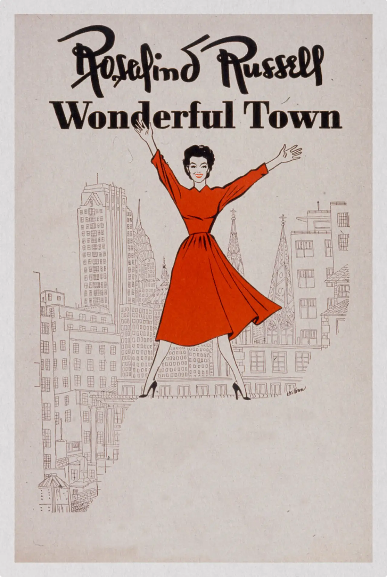 Movie poster "Wonderful Town"