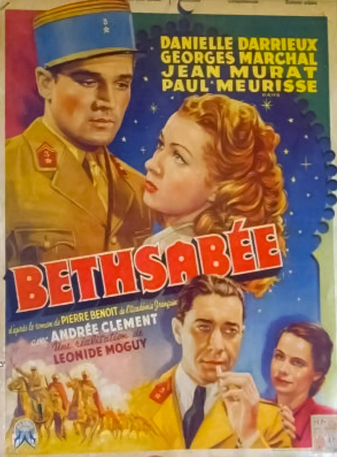 Movie poster "Bethsabée"