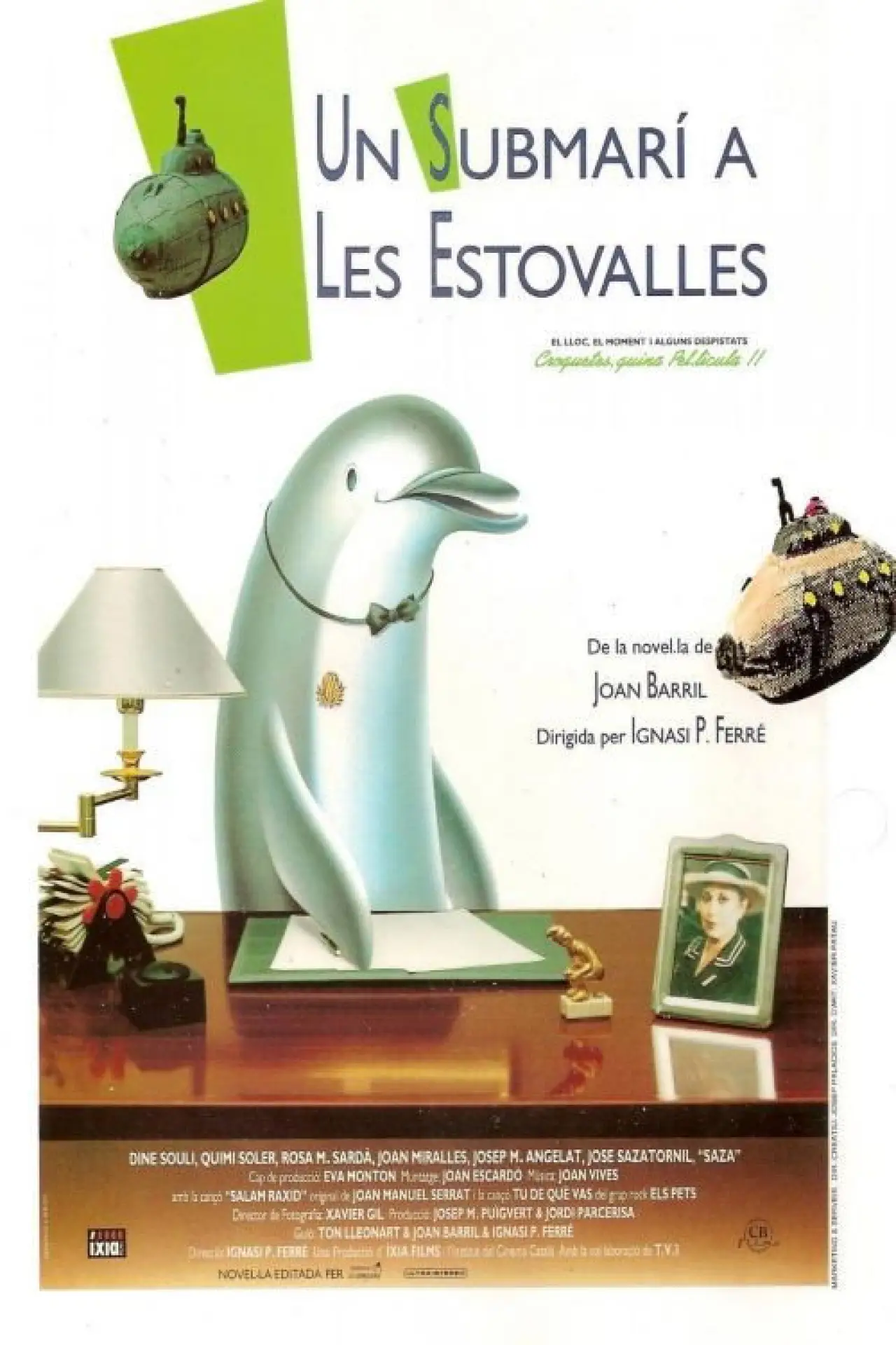Movie poster "A Submarine Under the Tablecloth"