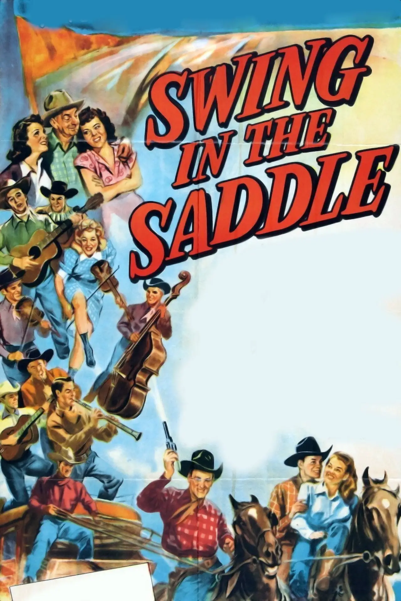 Movie poster "Swing in the Saddle"