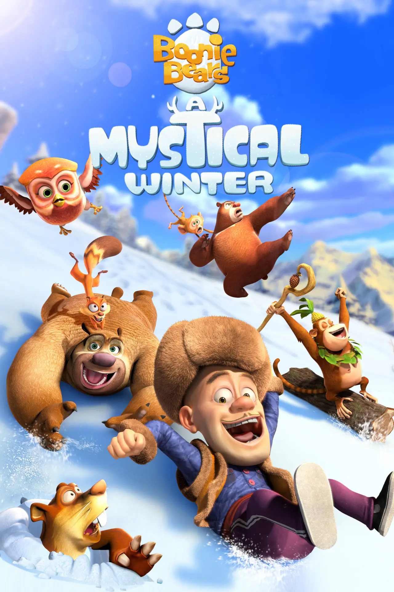Movie poster "Boonie Bears: A Mystical Winter"