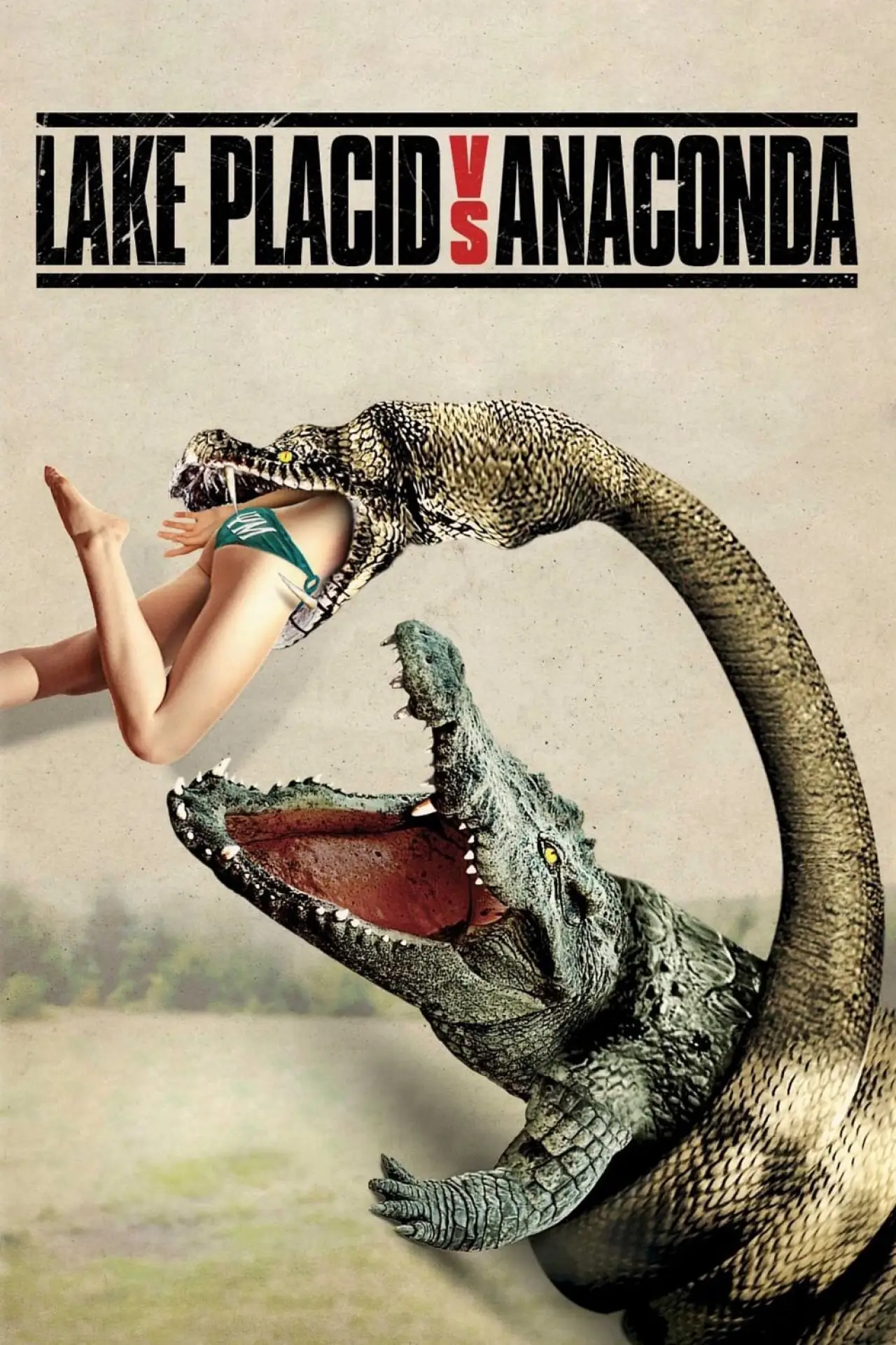 Movie poster "Lake Placid vs. Anaconda"