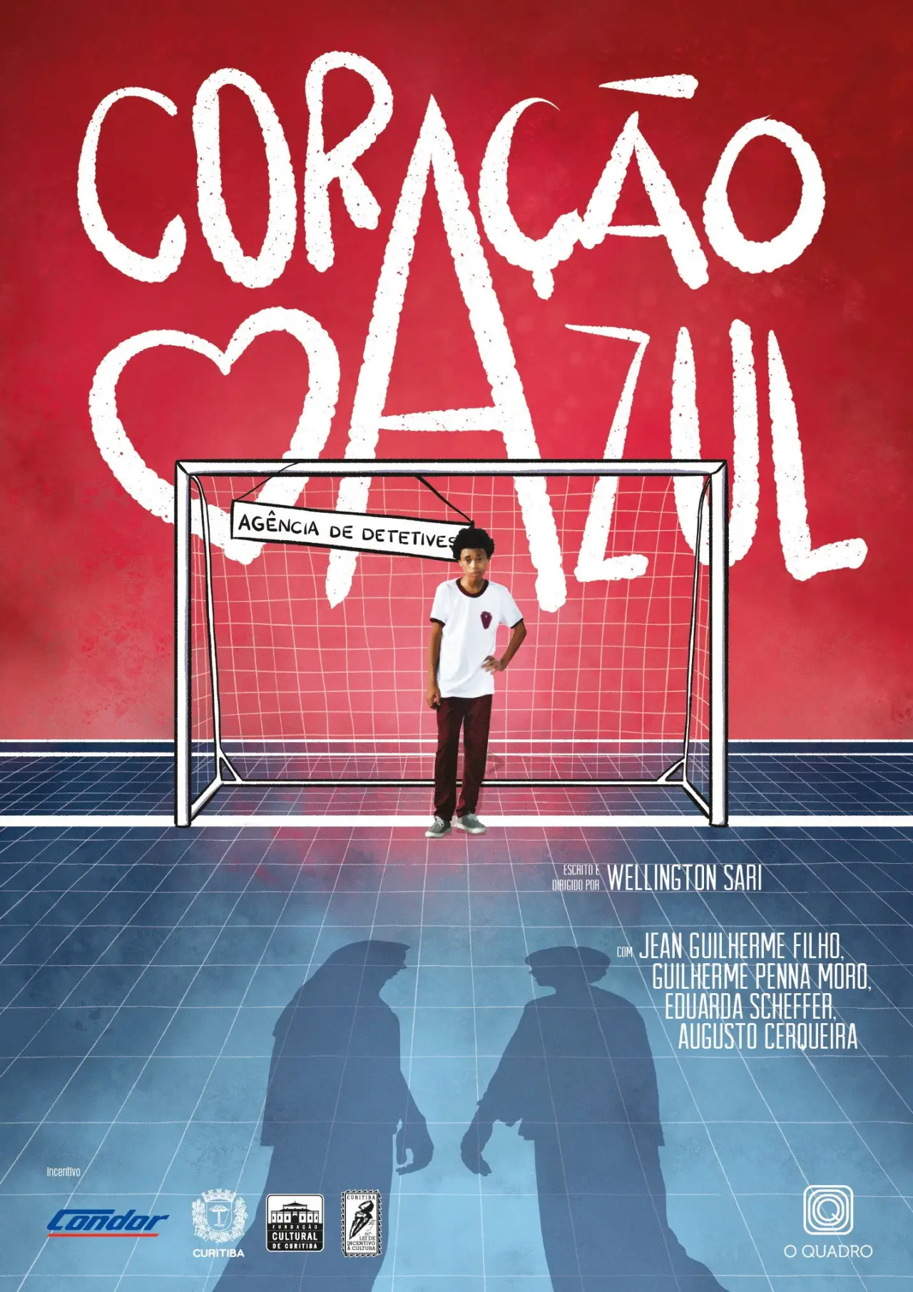 Movie poster "Coração Azul"