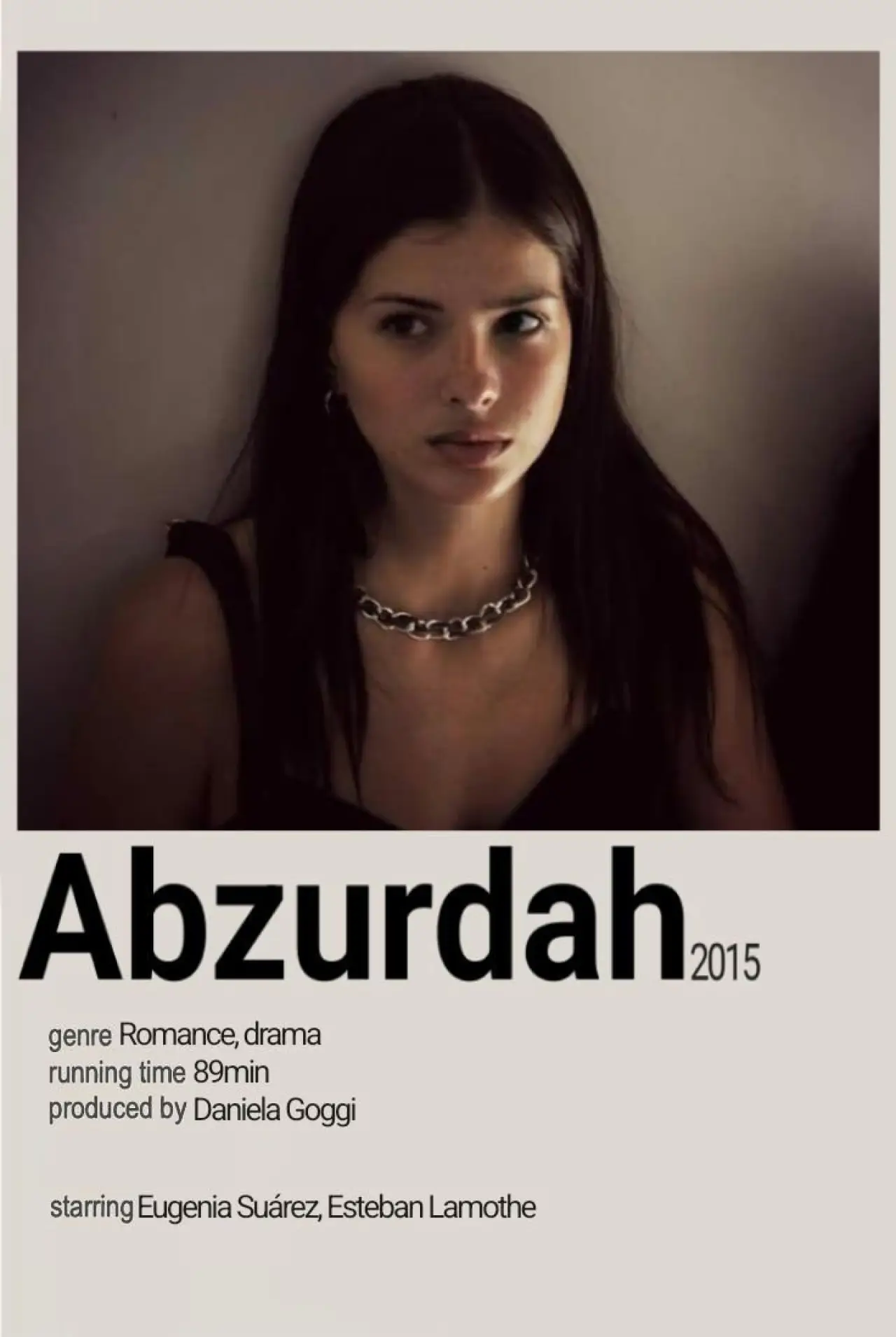 Movie poster "Abzurdah"