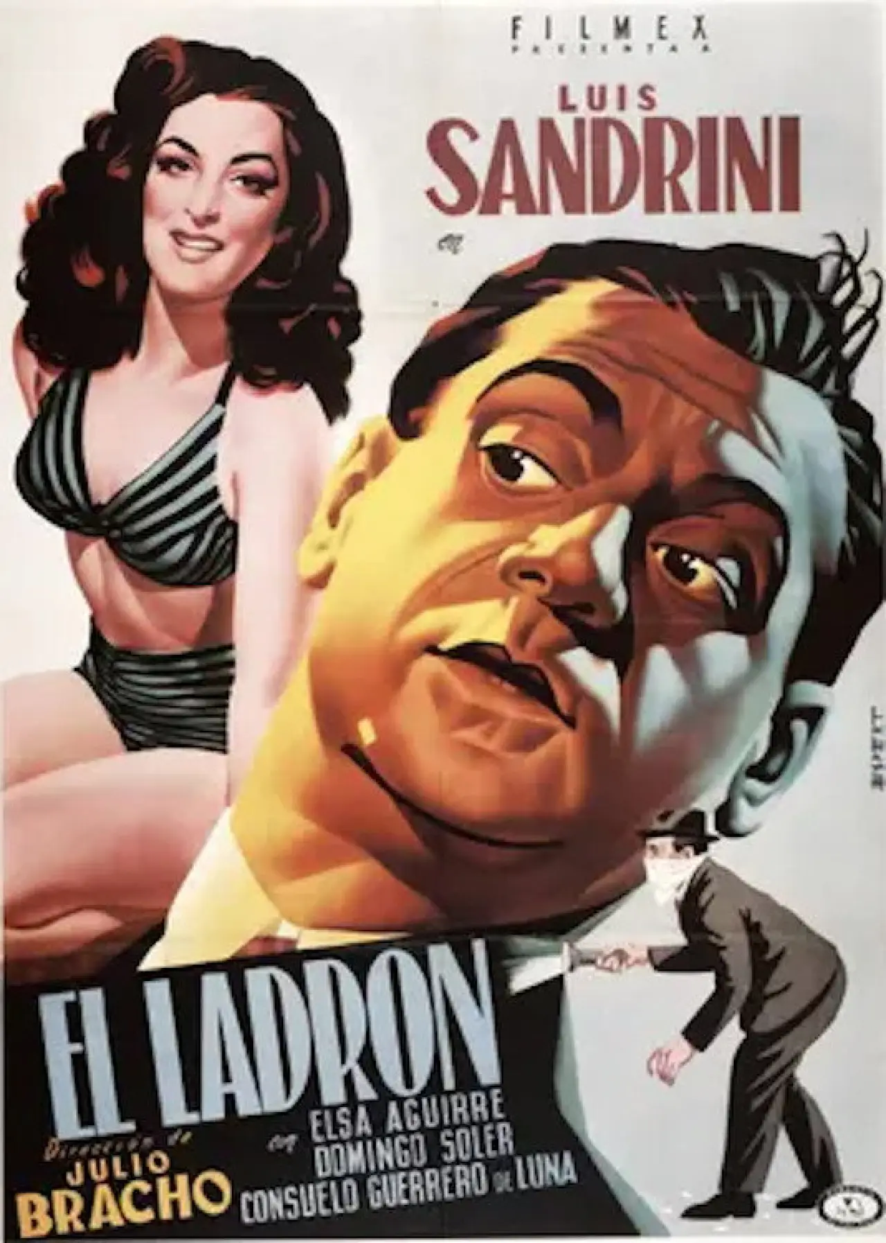 Movie poster "El ladrón"
