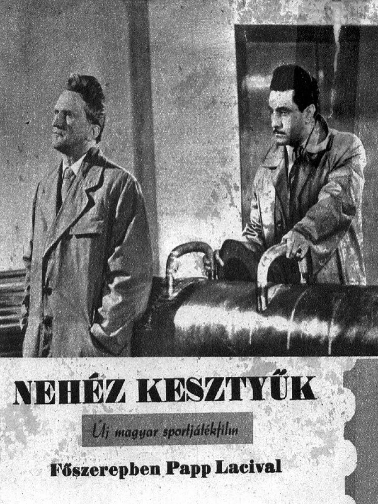 Movie poster "Nehéz kesztyük"