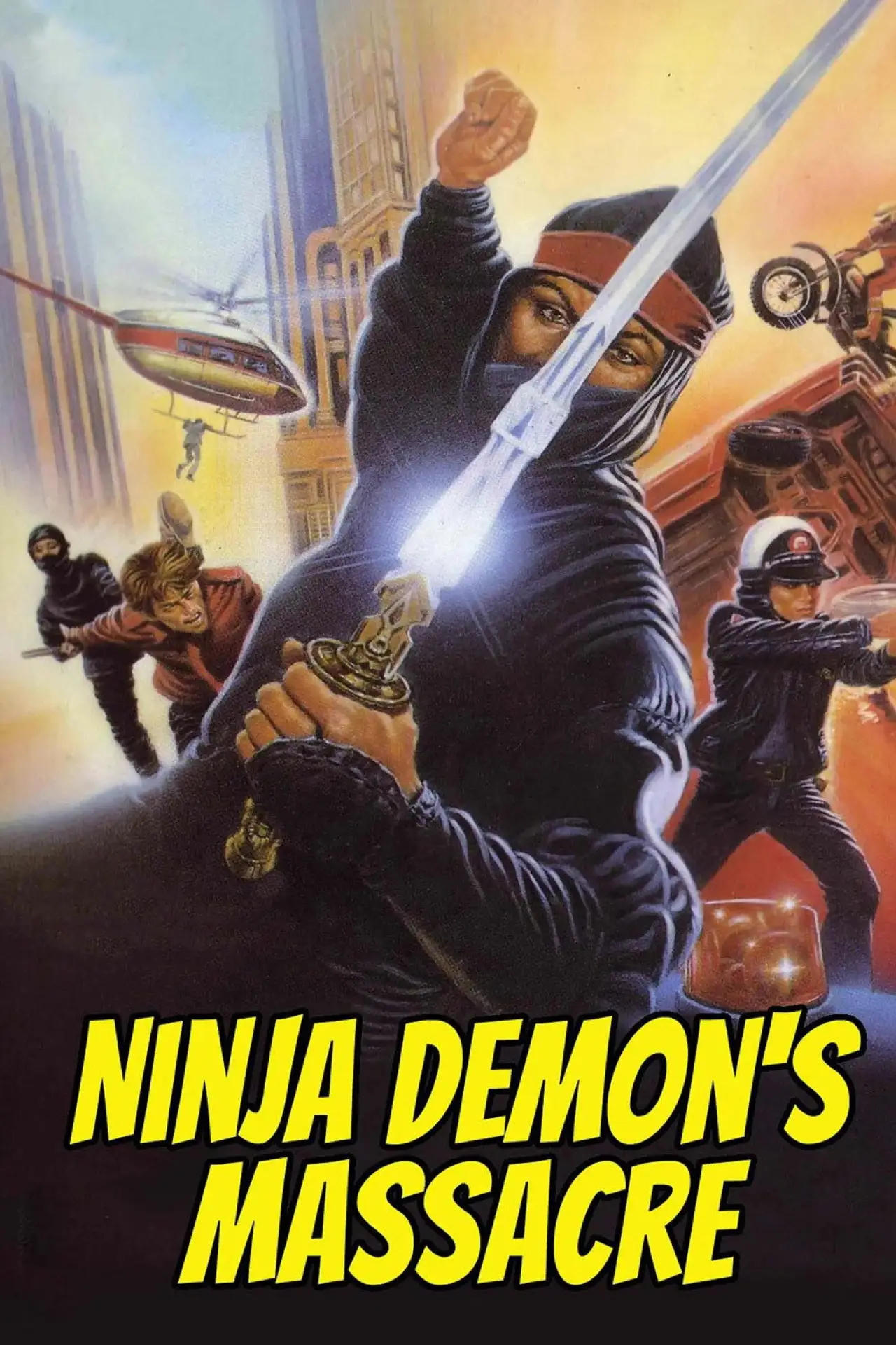 Movie poster "Ninja, Demon