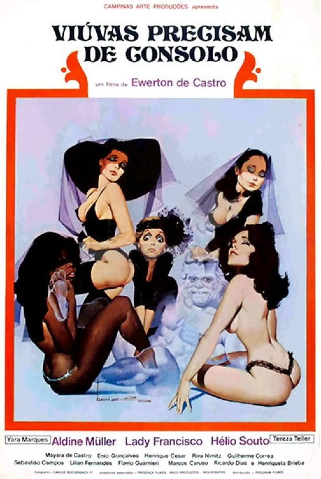 Movie poster "Viúvas Precisam de Consolo"