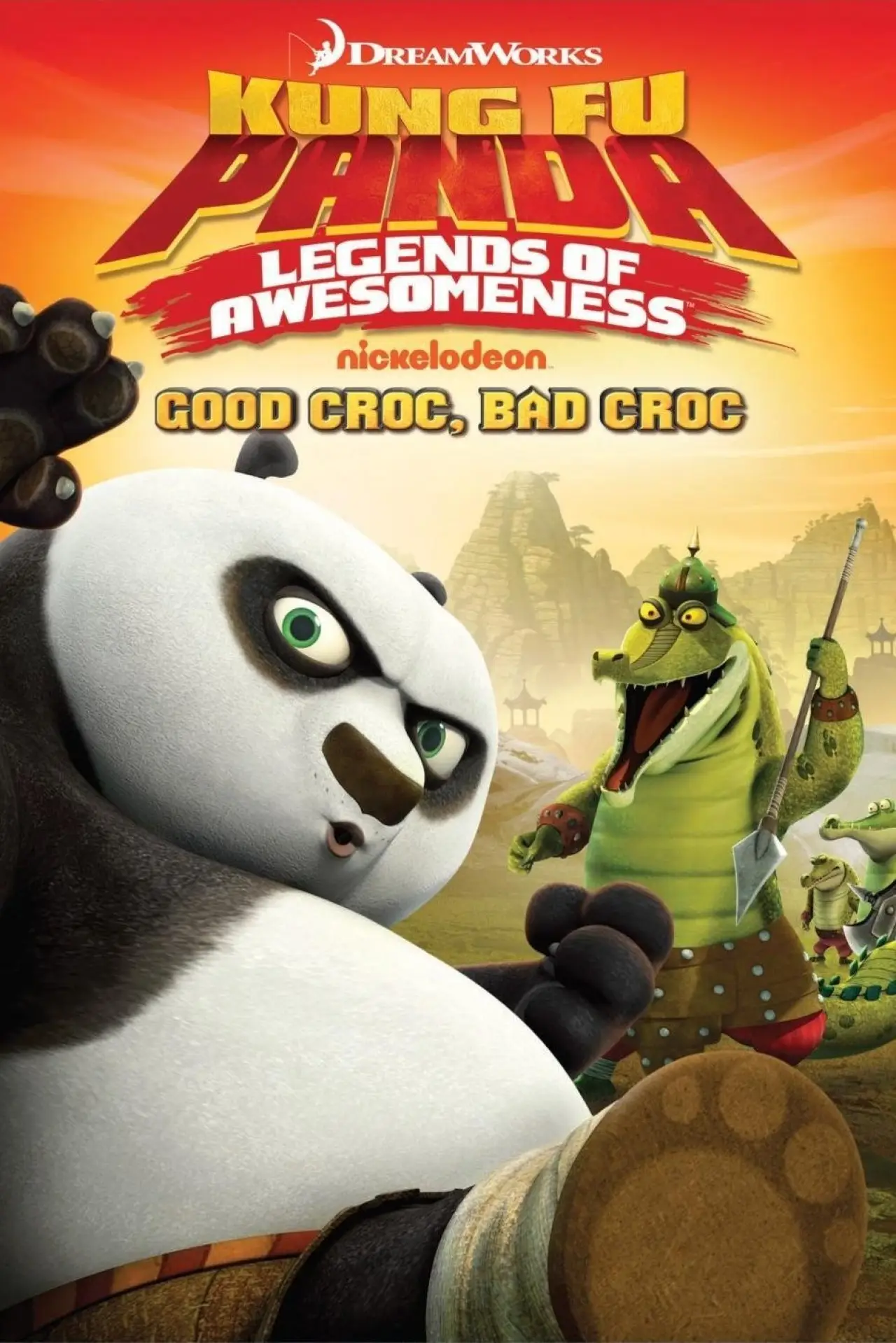Movie poster "Kung Fu Panda: Legends of Awesomeness - Good Croc, Bad Croc"