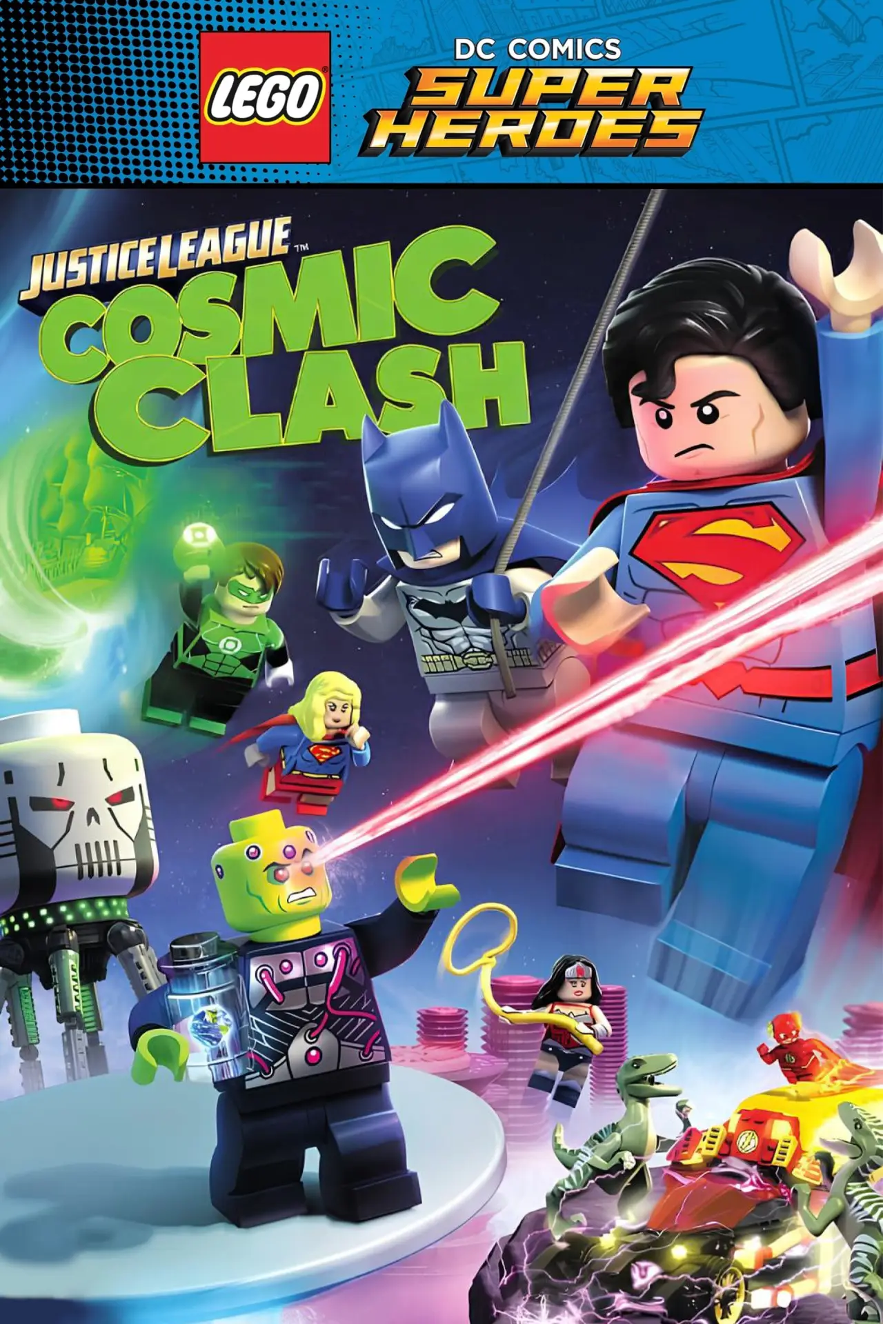 Movie poster "LEGO DC Comics Super Heroes: Justice League - Cosmic Clash"