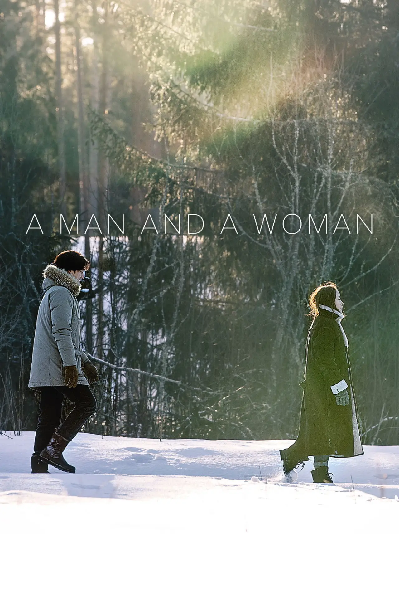 Movie poster "A Man and a Woman"