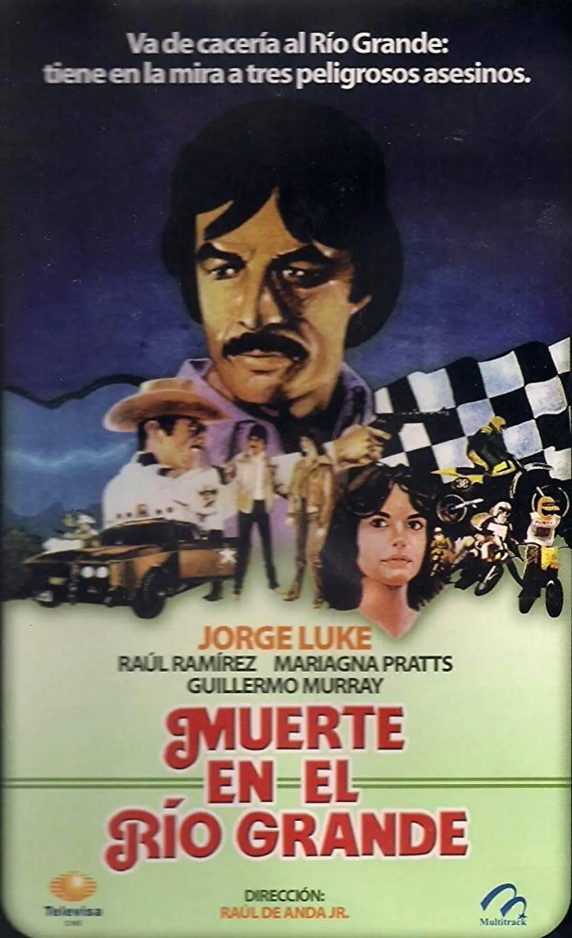 Movie poster "Muerte en el Río Grande"