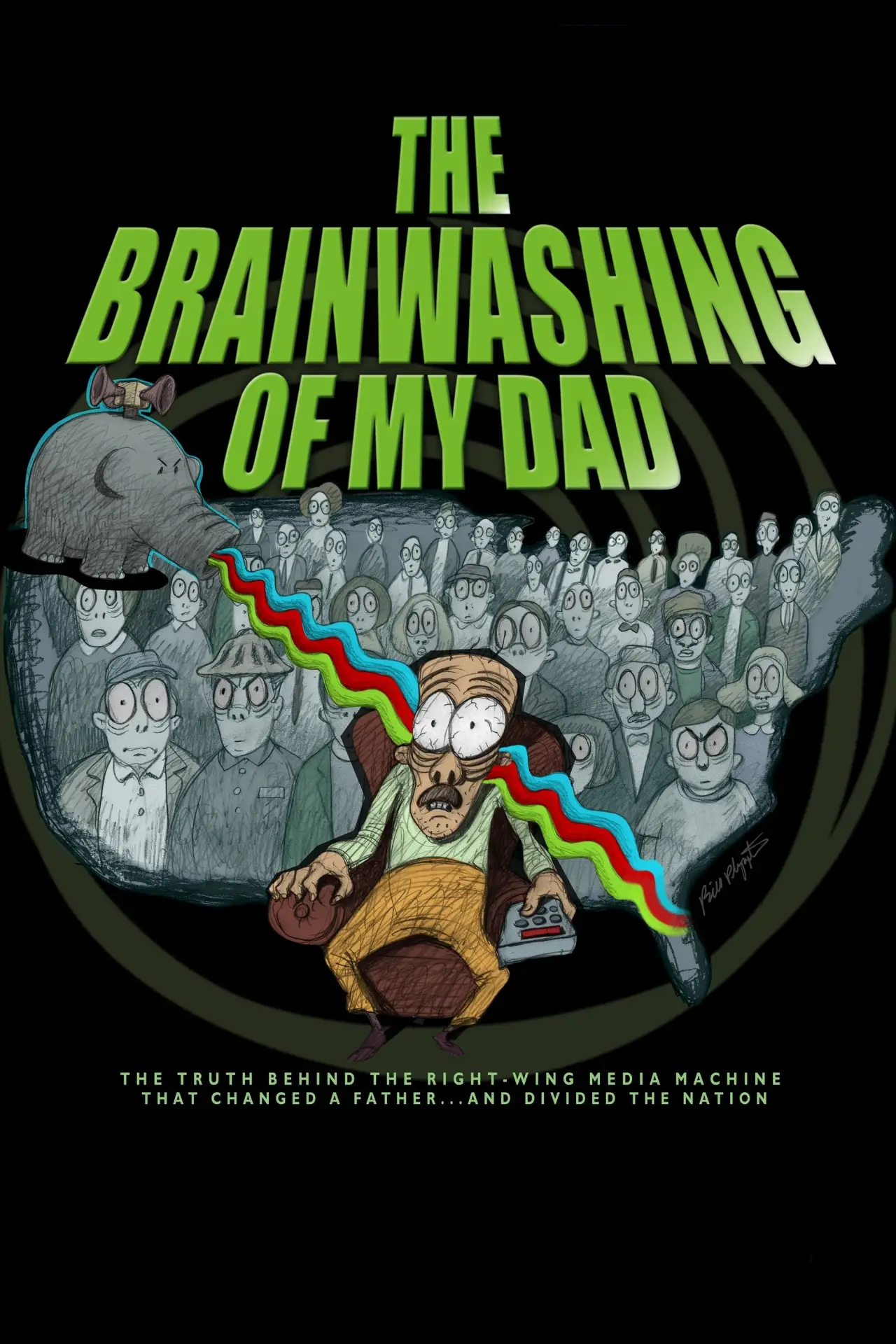 Movie poster "The Brainwashing of My Dad"